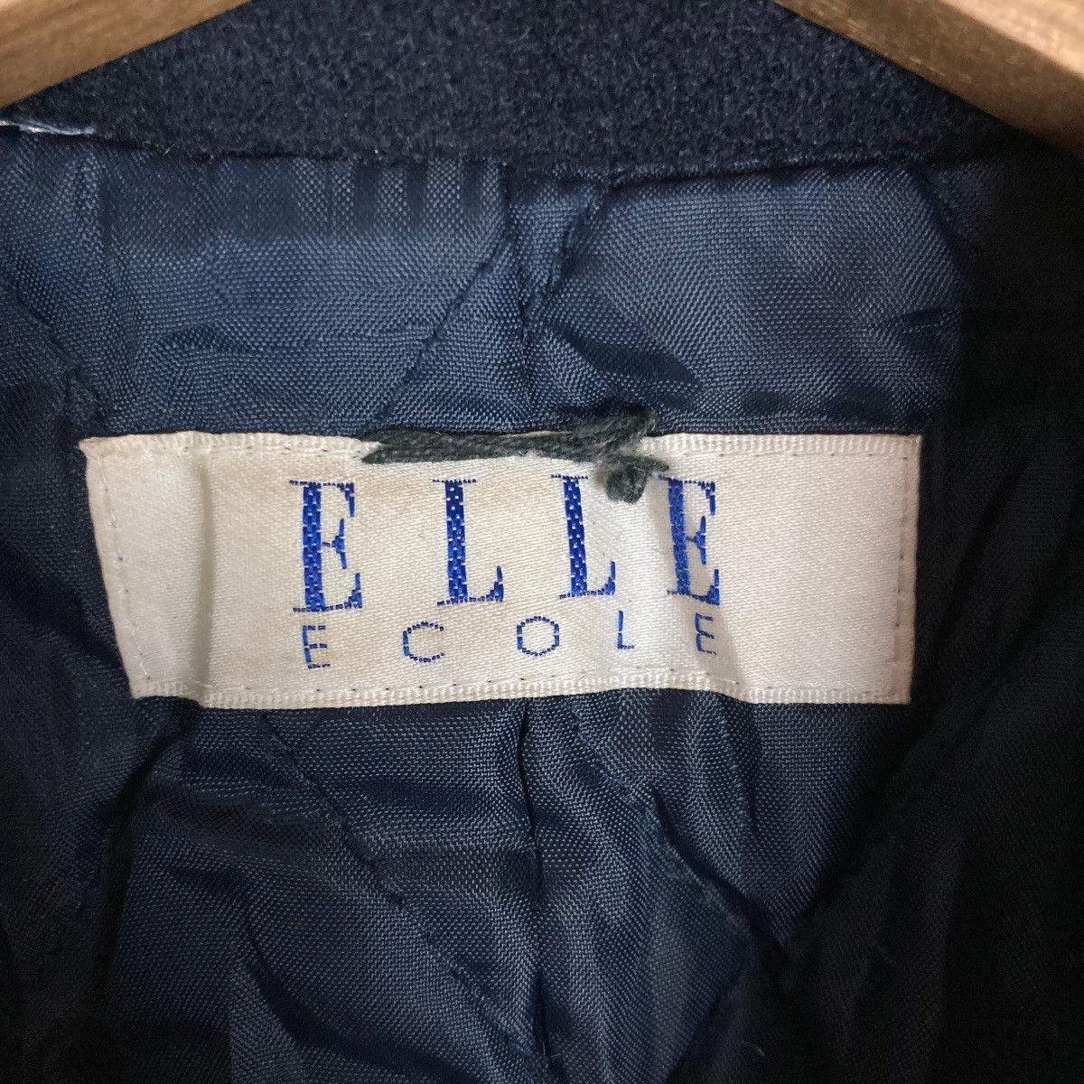 Vintage Vintage Elle Ecole Double Breasted Flat Button Jacket Size US M / EU 48-50 / 2 - 6 Thumbnail