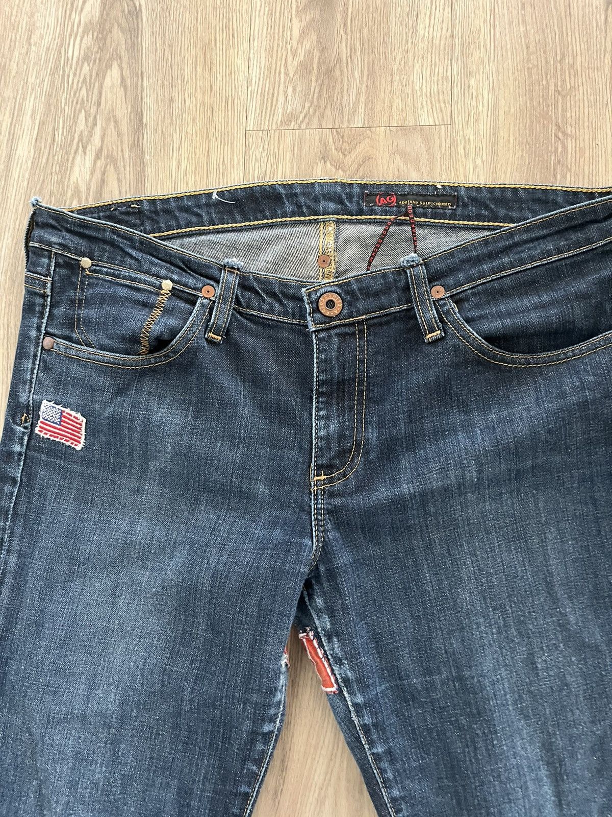 AG Adriano Goldschmied AG patch denim Size 32" / US 10 / IT 46 - 2 Thumbnail