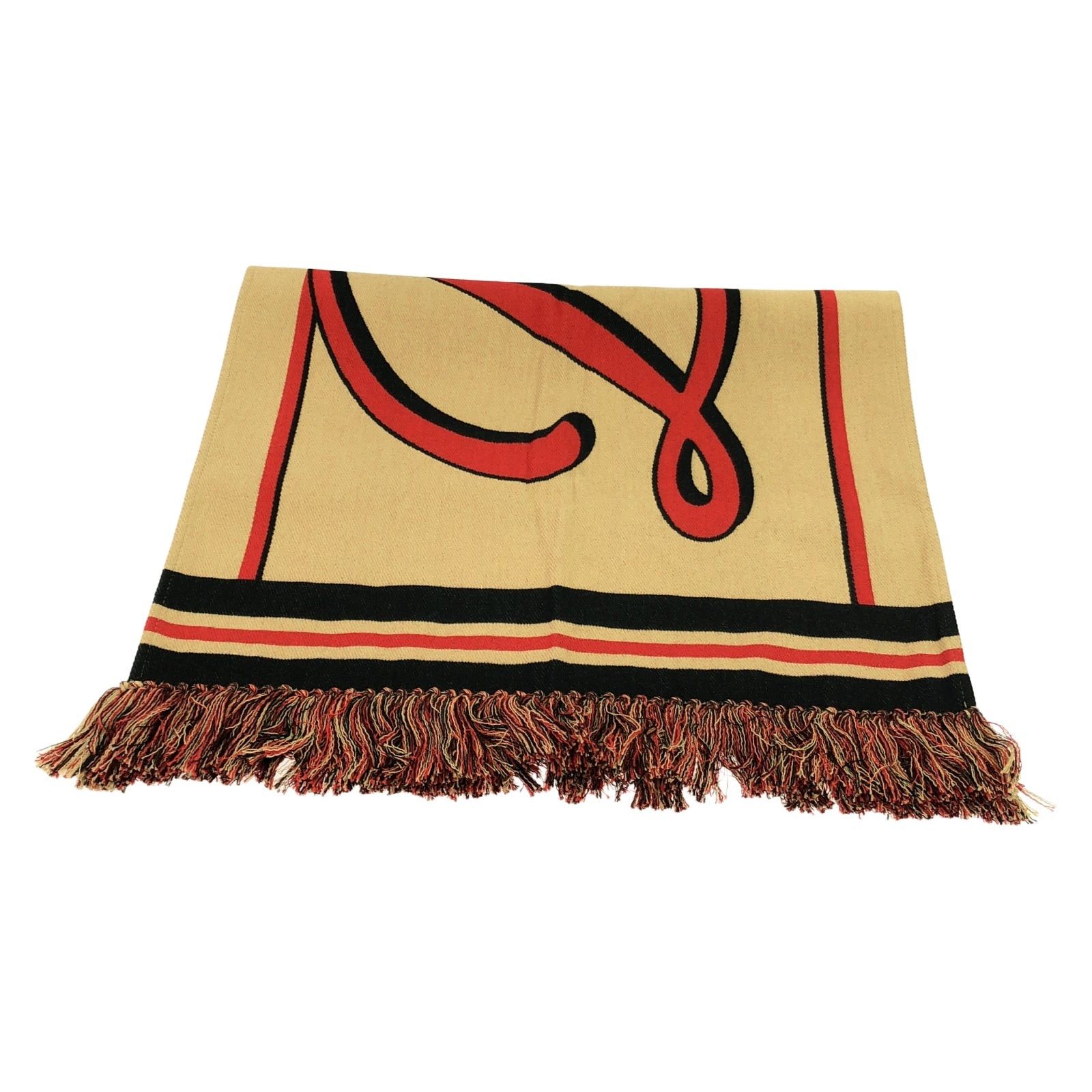 Burberry Burberry Scarf Cotton Beige Size ONE SIZE - 1 Thumbnail