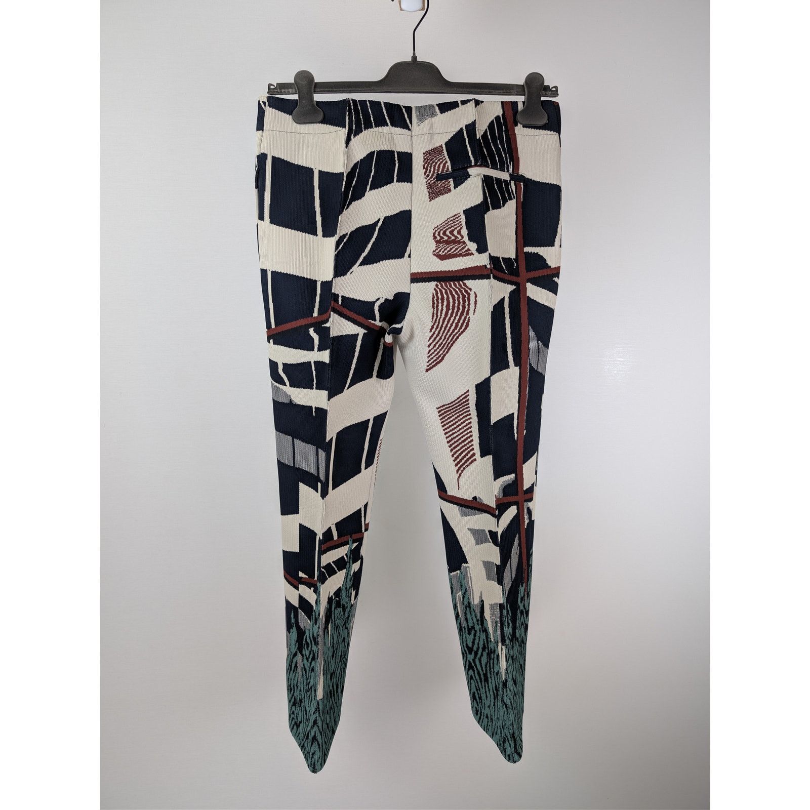 Bottega Veneta o1rshd1 Window Jacquard Trousers Sweatpants in Midnight Blue Size US 32 / EU 48 - 11 Thumbnail
