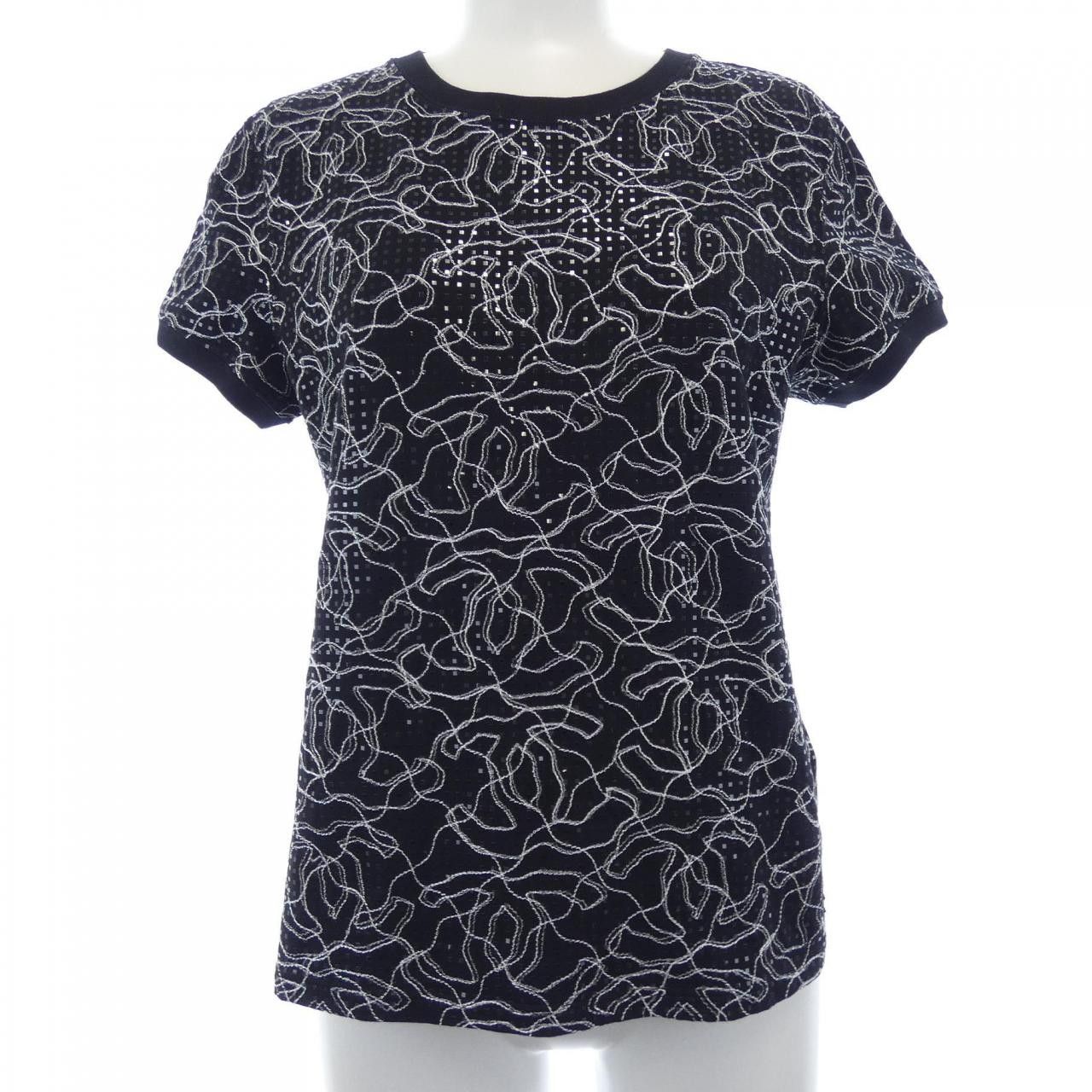 Chanel Chanel Chanel LOOK48 T-shirt Textile T-Shirts P78741K11351 25C DUTY FREE for USA Size ONE SIZE - 1 Thumbnail