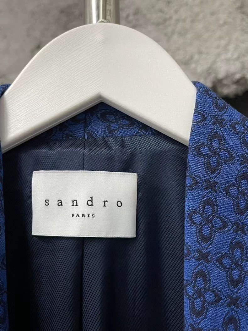 Celine Sandro Blue Blazer Suit Jacket Size US S / EU 44-46 / 1 - 5 Thumbnail