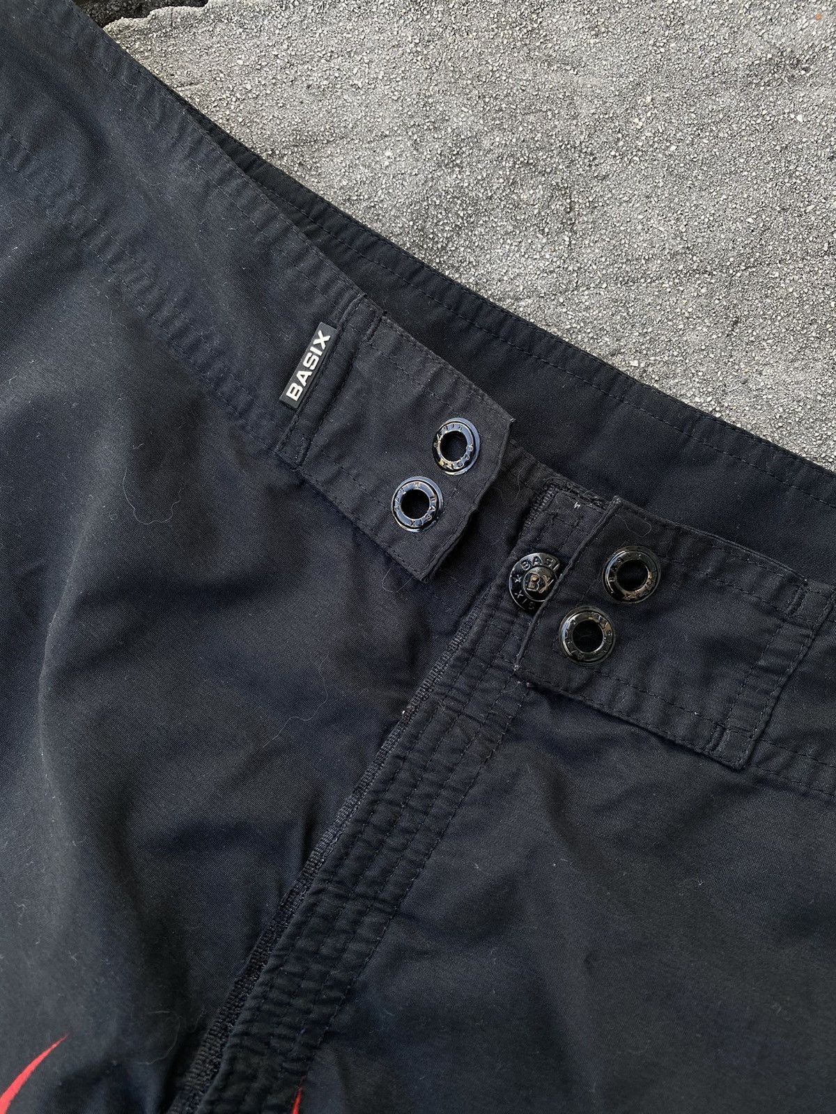 Vintage Vintage Rare Flame Skull Reversible Short Pants Size US 33 - 9 Thumbnail