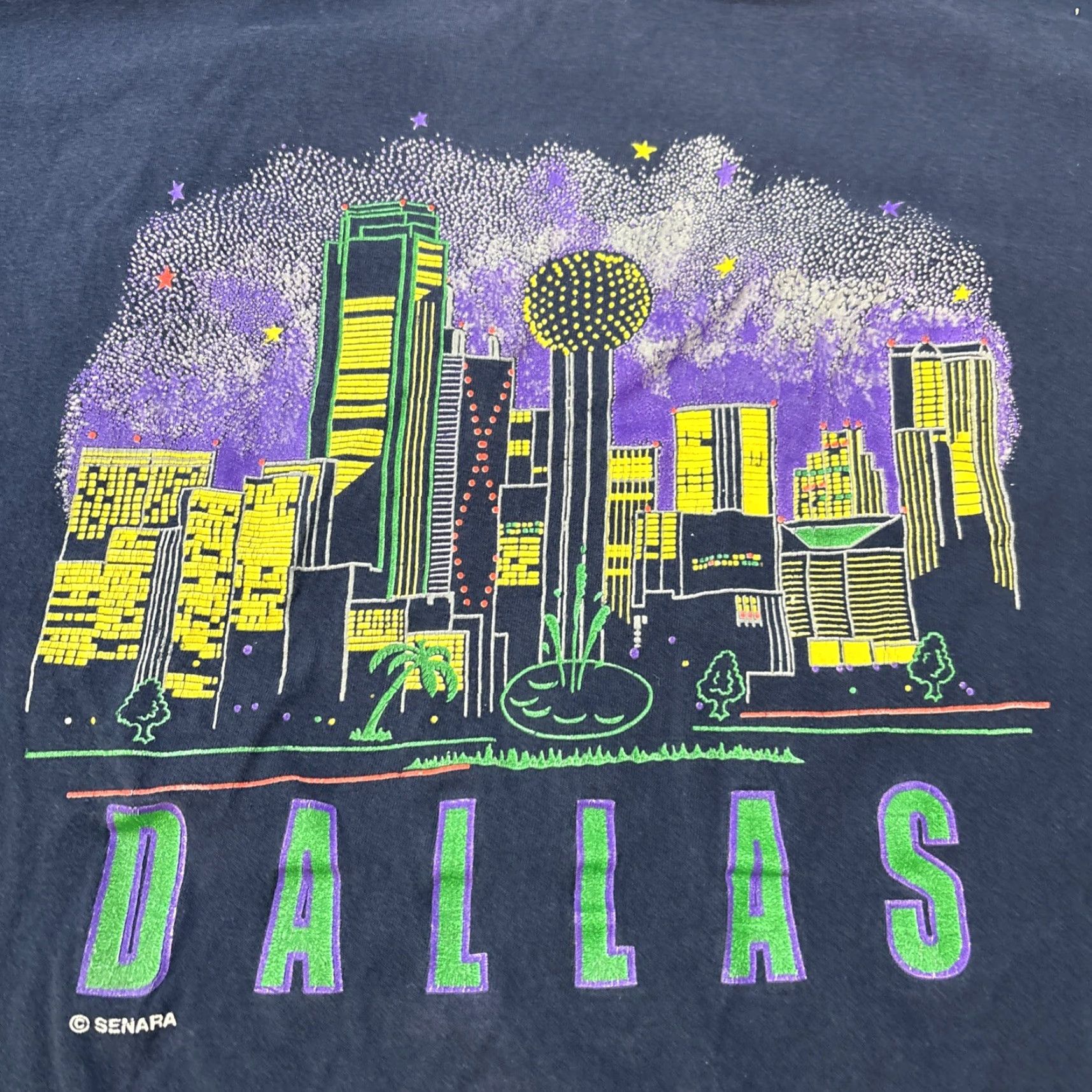 Fruit Of The Loom VINTAGE Fruit of the Loom Dallas Skyline 90s Single Stitched Men’s XL T-Shirt Blue Men's XL T-Shirt 90s Dallas Skyline Men's Shirt Size US XL / EU 56 / 4 - 2 Thumbnail