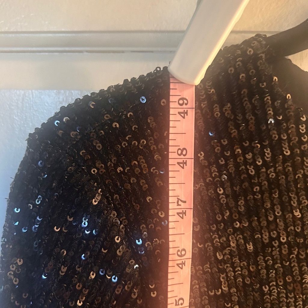 Show Me Your MuMu Show Me Your Mumu Blk Sequin Midi Dress S Size XS / US 0-2 / IT 36-38 - 9 Thumbnail