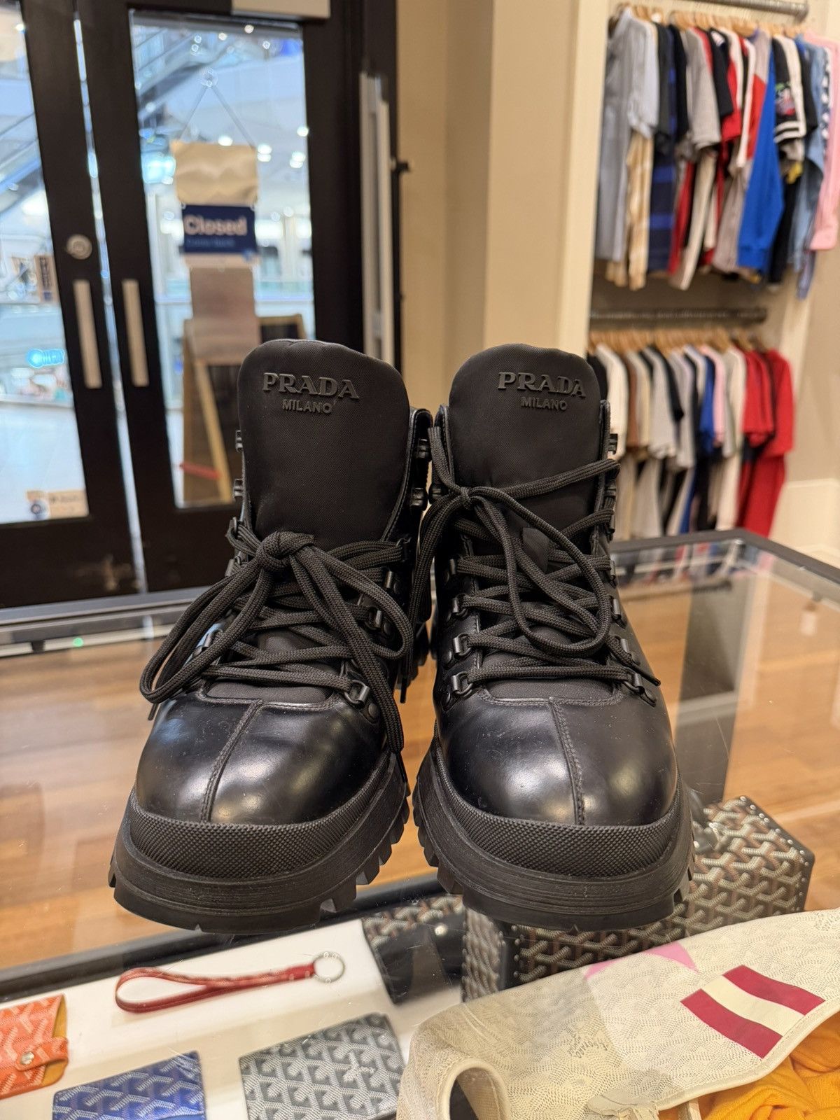 Prada Prada Brixxen Leather Ankle Boots Size US 8.5 / EU 41-42 - 6 Thumbnail
