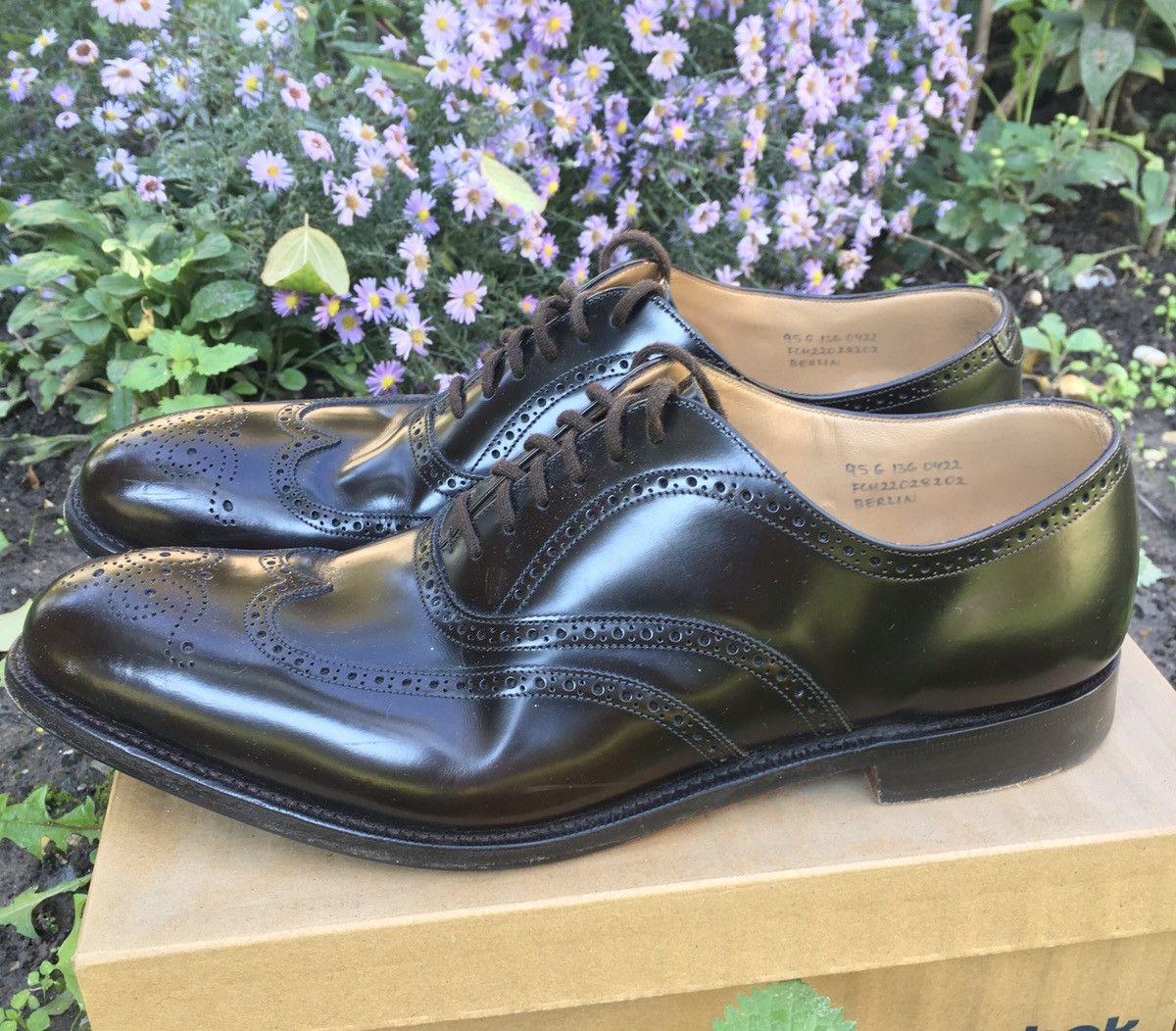 Church's Church's Berlin Shoes Oxford Brogue Welt Brown Leather 10.5 Size US 10.5 / EU 43-44 - 2 Thumbnail