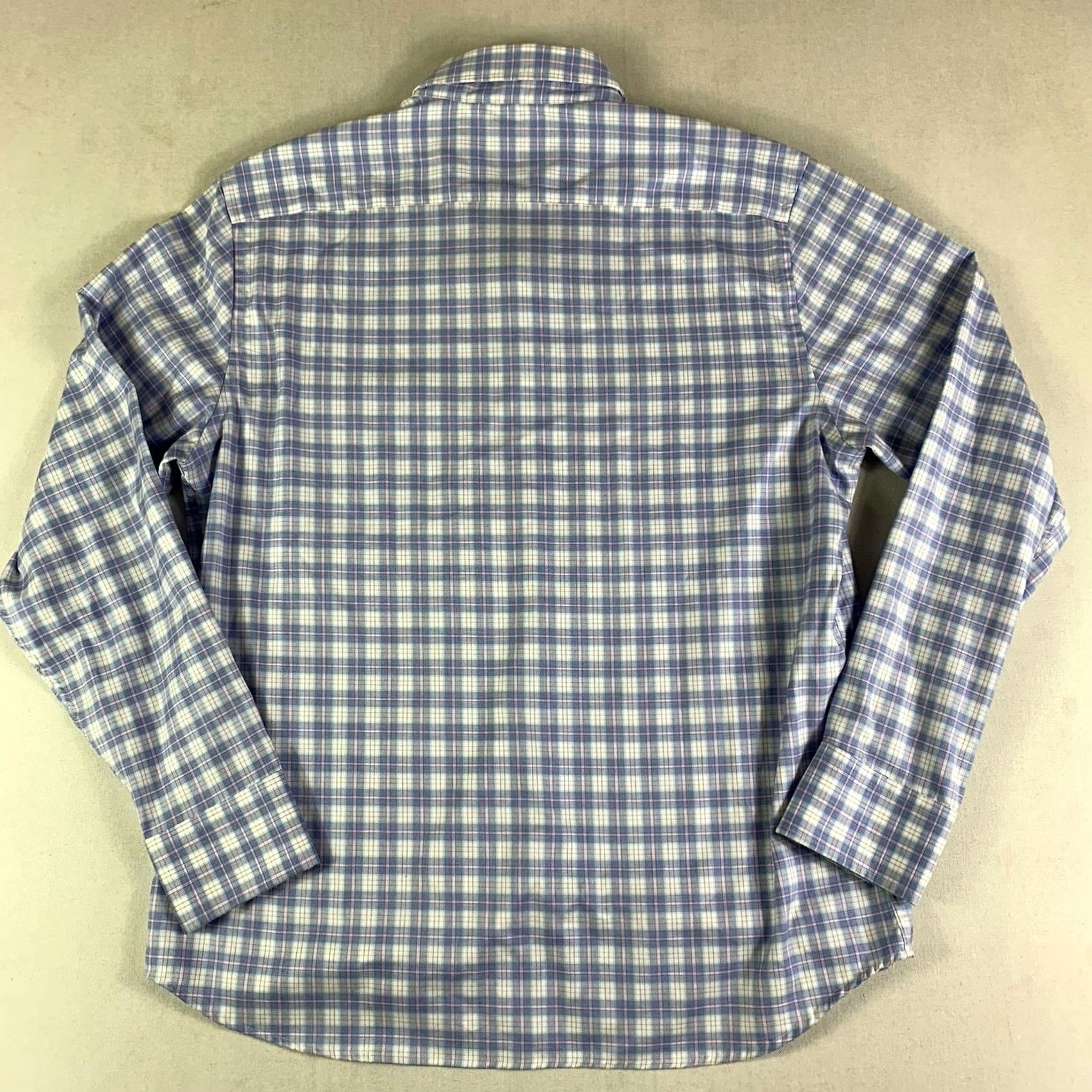 Vintage Twillory Men's Shirt Large Blue Plaid Gingham Button Down Easter Size US L / EU 52-54 / 3 - 8 Thumbnail