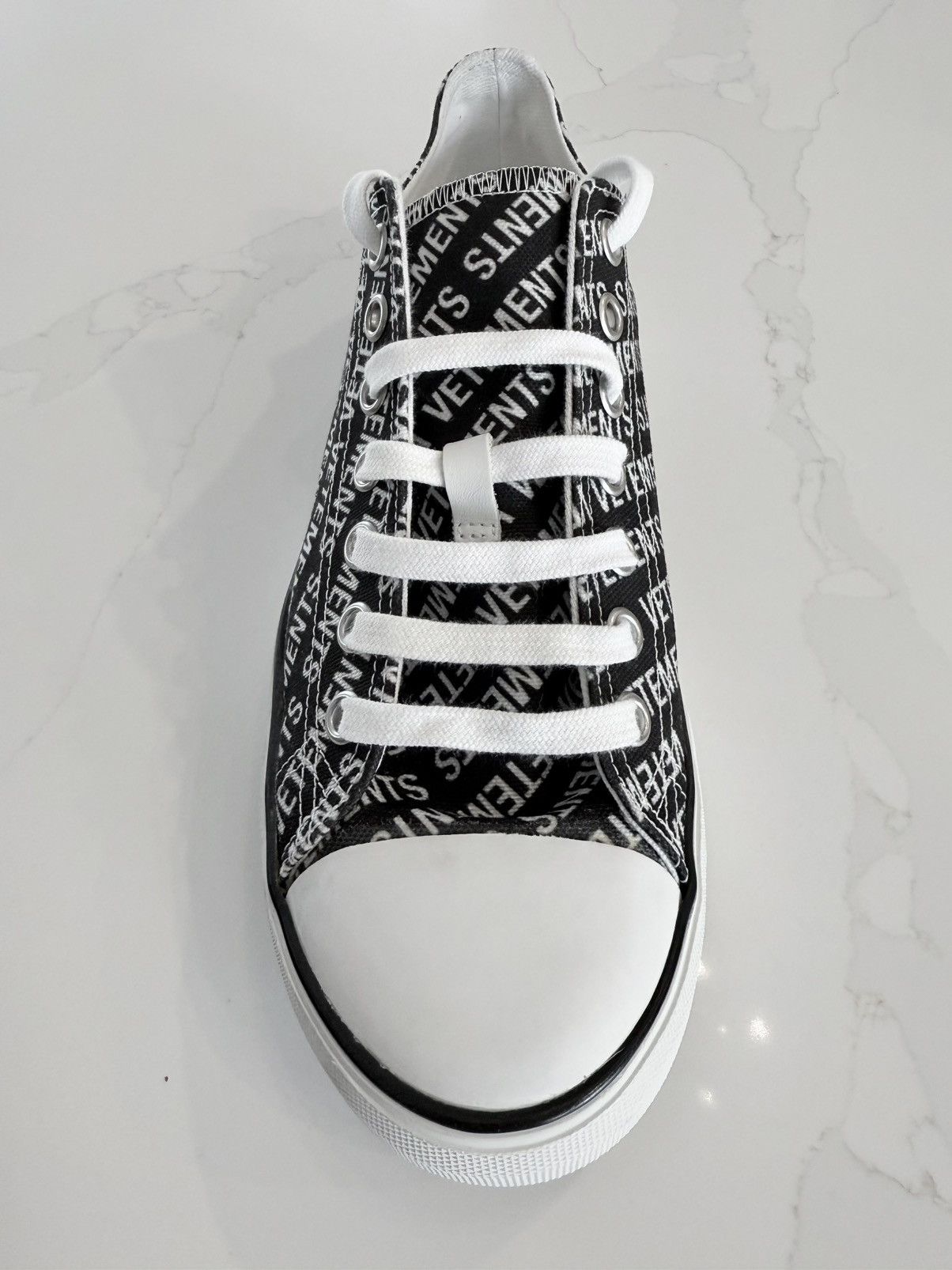 Vetements New FW18 Phase 2 Monogram CTN Low Top Canvas Sneakers 42 Size US 8.5 / EU 41-42 - 19 Thumbnail