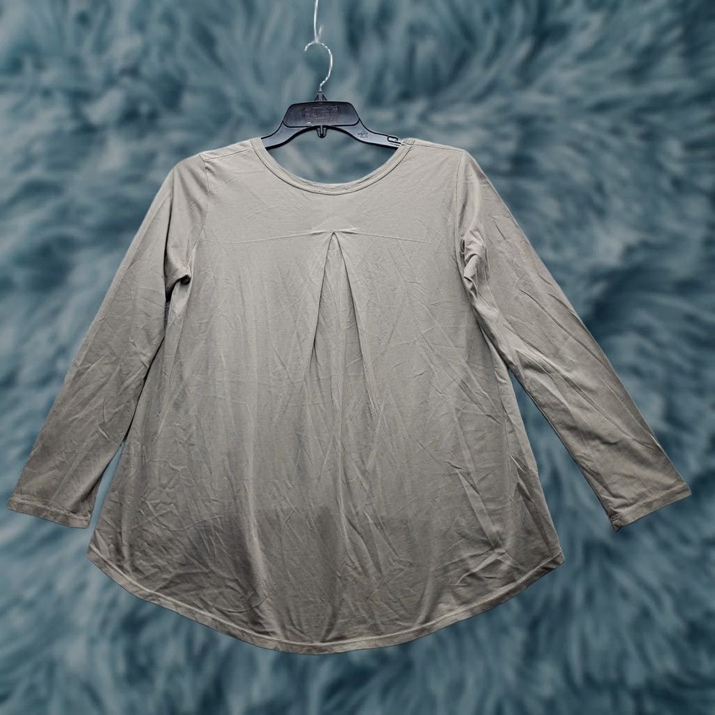Vintage Baci Amici Tunic Top Womens Brown Cotton Relaxed Fit Pullover Crew Neck Casual Shirt Shirt Size L / US 10 / IT 46 - 1 Thumbnail