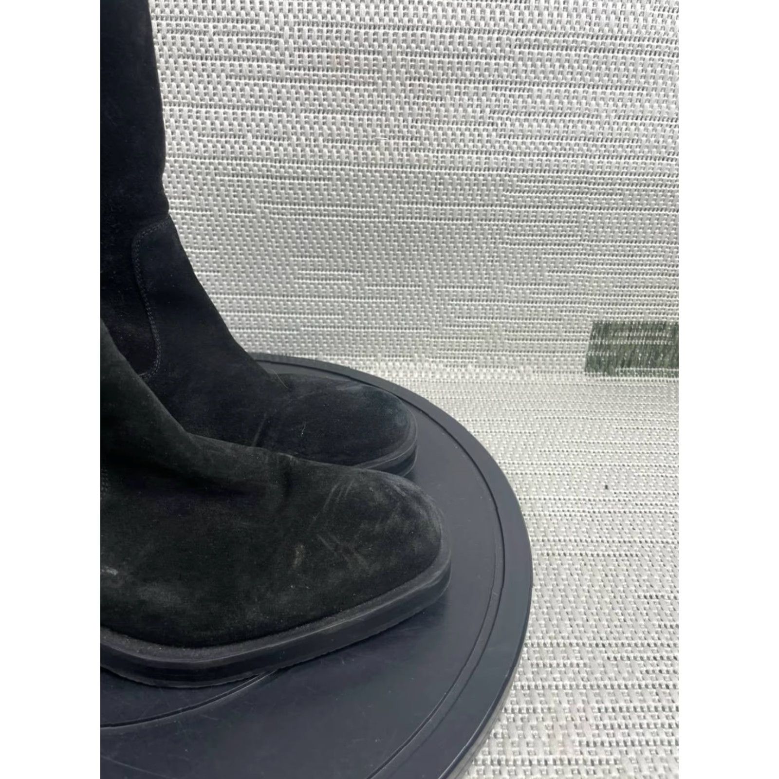 Stuart Weitzman Stuart Weitzman Boots Womens Size 10 B Boulevard Black Suede Mid Calf Bootie Size US 10 / IT 40 - 2 Thumbnail