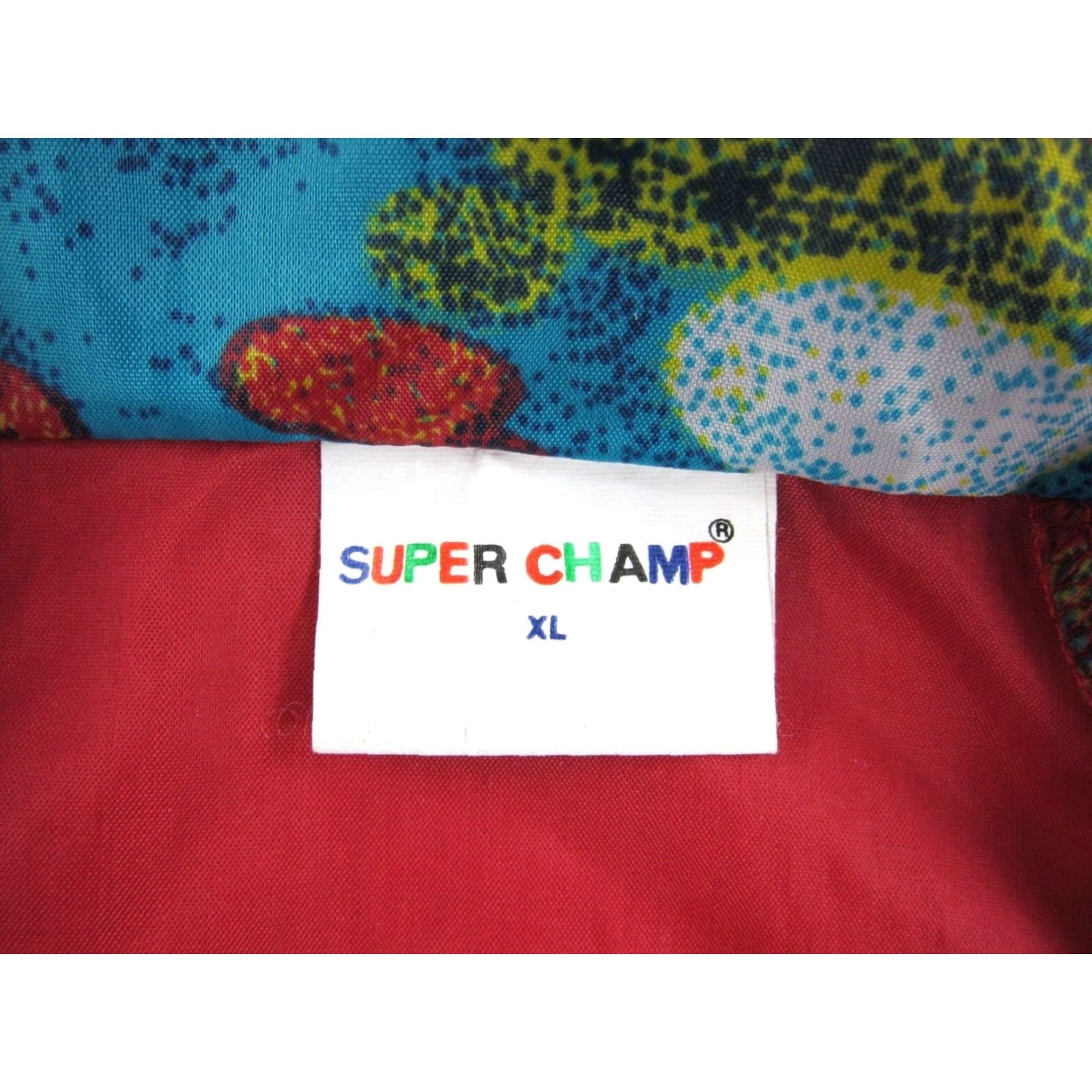 Vintage Vintage Unbranded Jacket Men XL Hooded Windbreaker Blue Red All Around Games - Size US XL / EU 56 / 4 - 5 Thumbnail