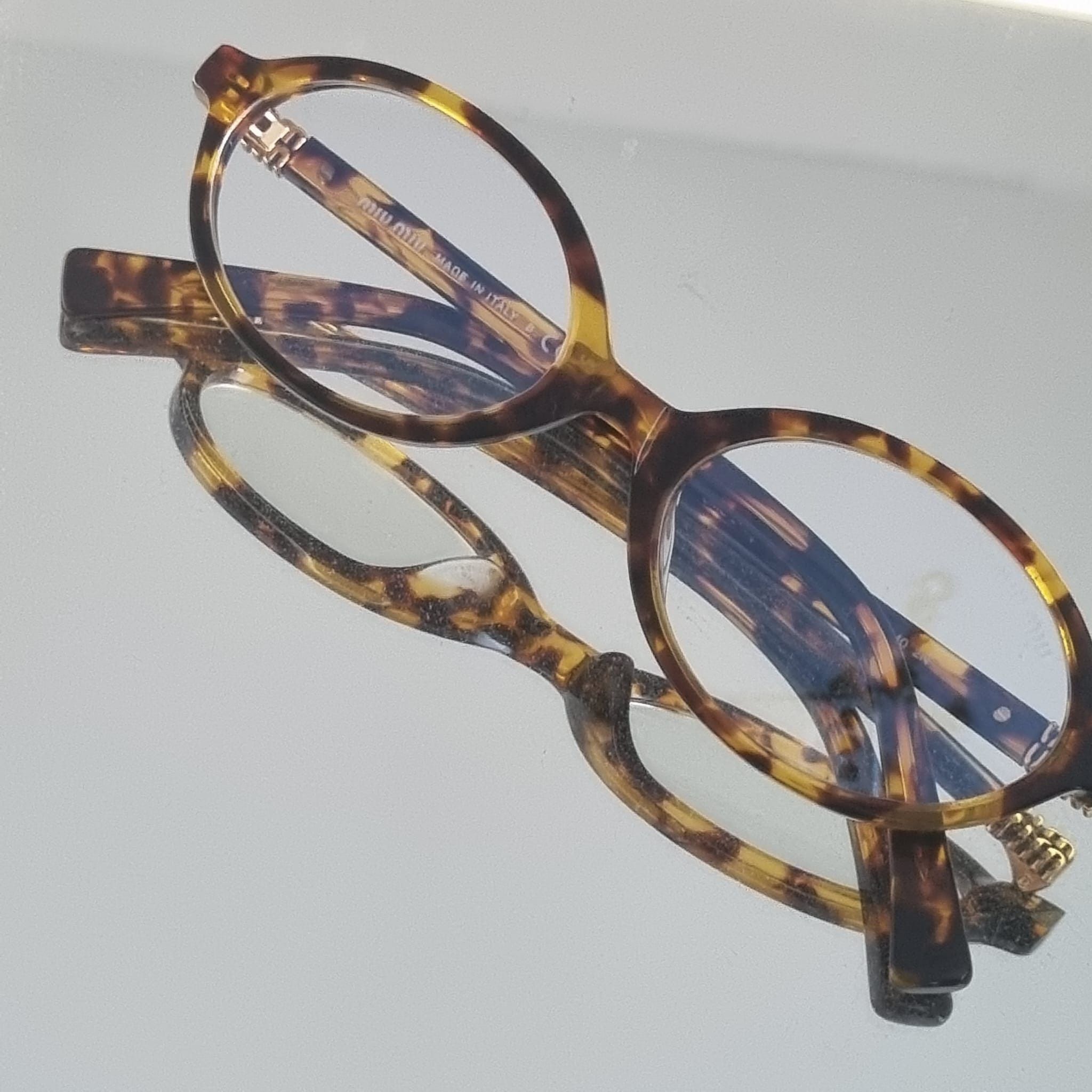Miu Miu NEW SMU04ZSF VAU08N WOMEN ROUND EYEGLASSES MIU MIU SMU049Z-F Size ONE SIZE - 3 Thumbnail