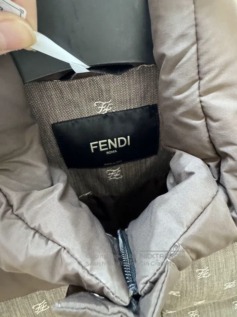 Fendi Fendi FF Half Monogram Patchwork Puffer Vest Size US M / EU 48-50 / 2 - 4 Thumbnail