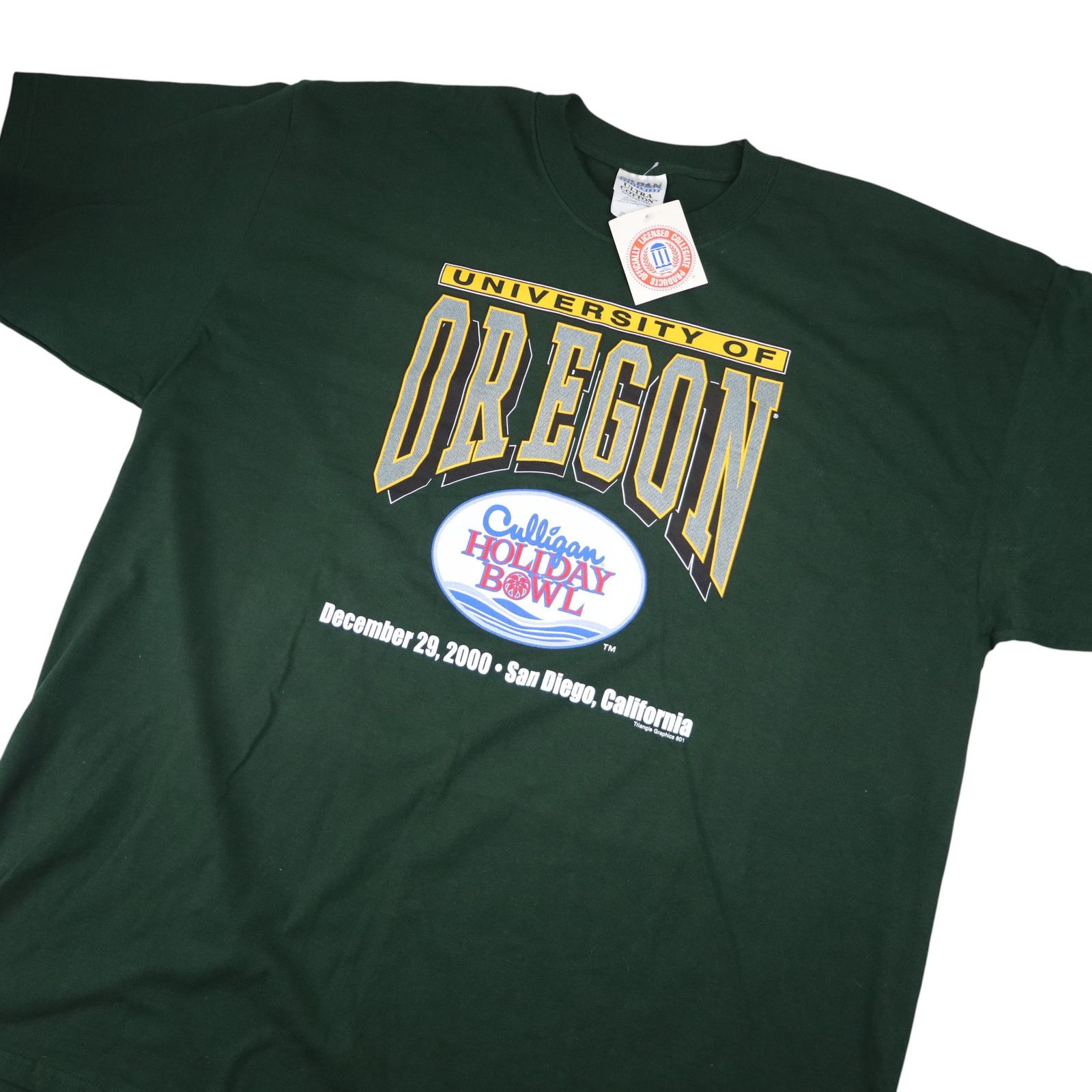 NCAA × Vintage NWT VTG Y2k University of Oregon Ducks Holiday Bowl Tee Size US XXL / EU 58 / 5 - 2 Thumbnail