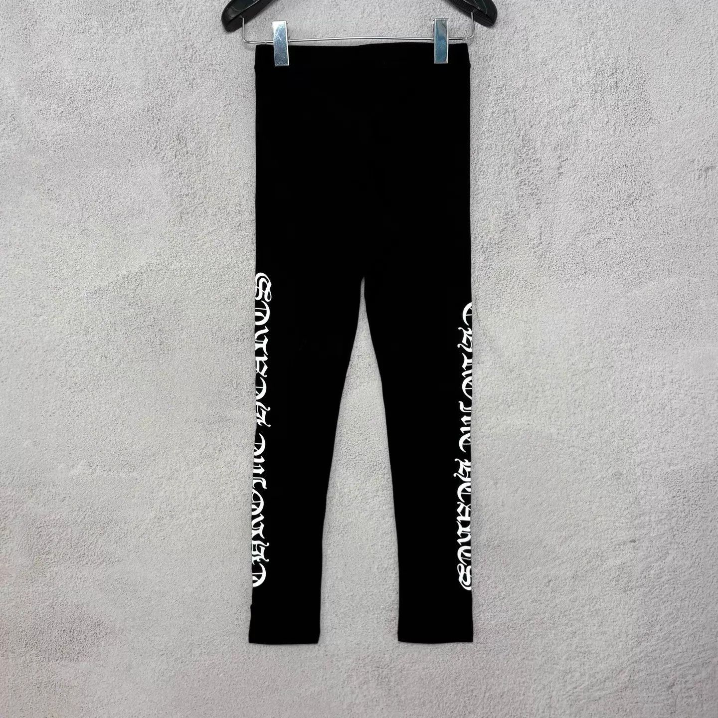 Chrome Hearts Chrome Hearts Black Yoga Pants S Size 26" / US 2 / IT 38 - 2 Thumbnail