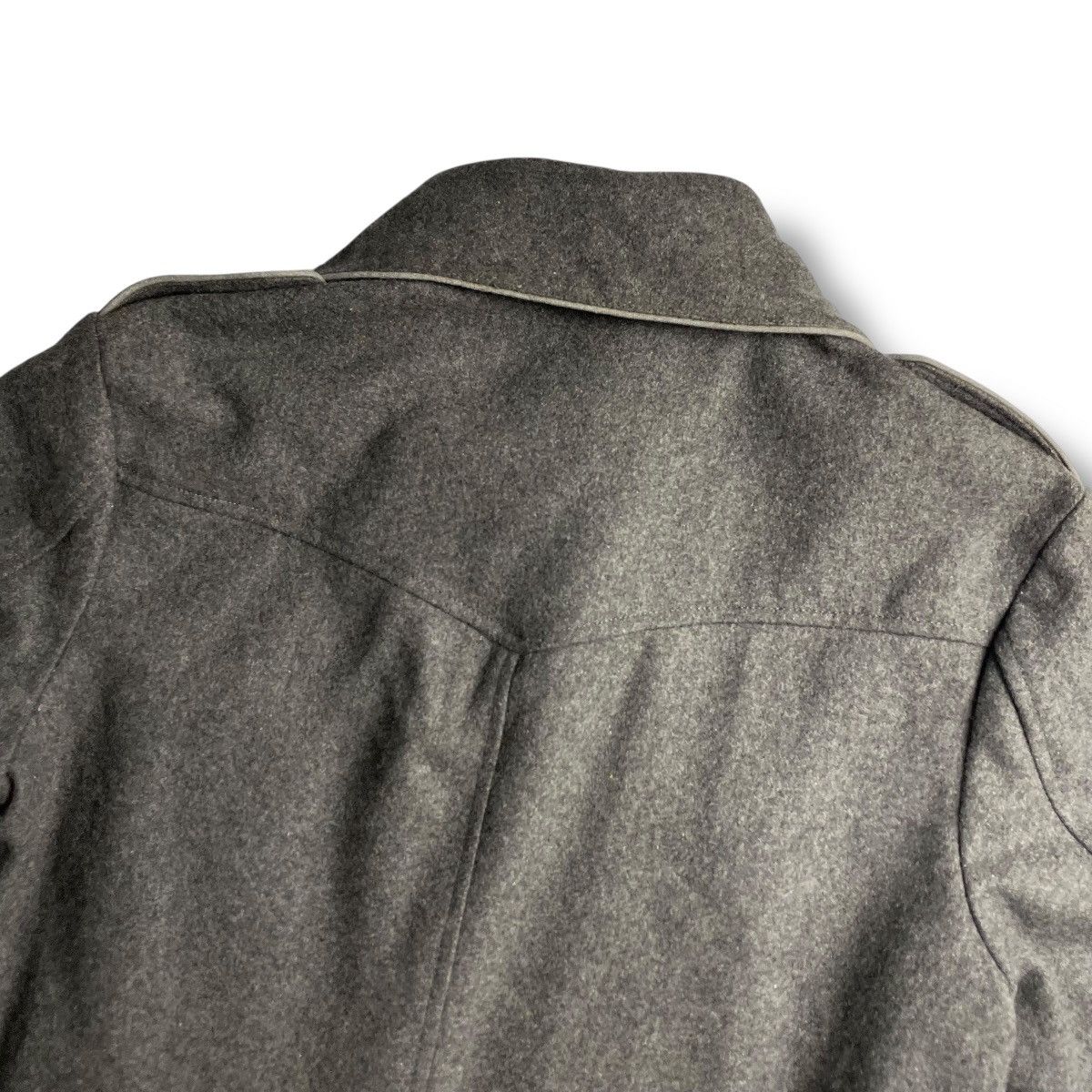 If Six Was Nine 🇯🇵 SEMANTIC DESIGN PUNK AVANT GARDE BELTED WOOL TRENCH COAT Size US L / EU 52-54 / 3 - 8 Thumbnail