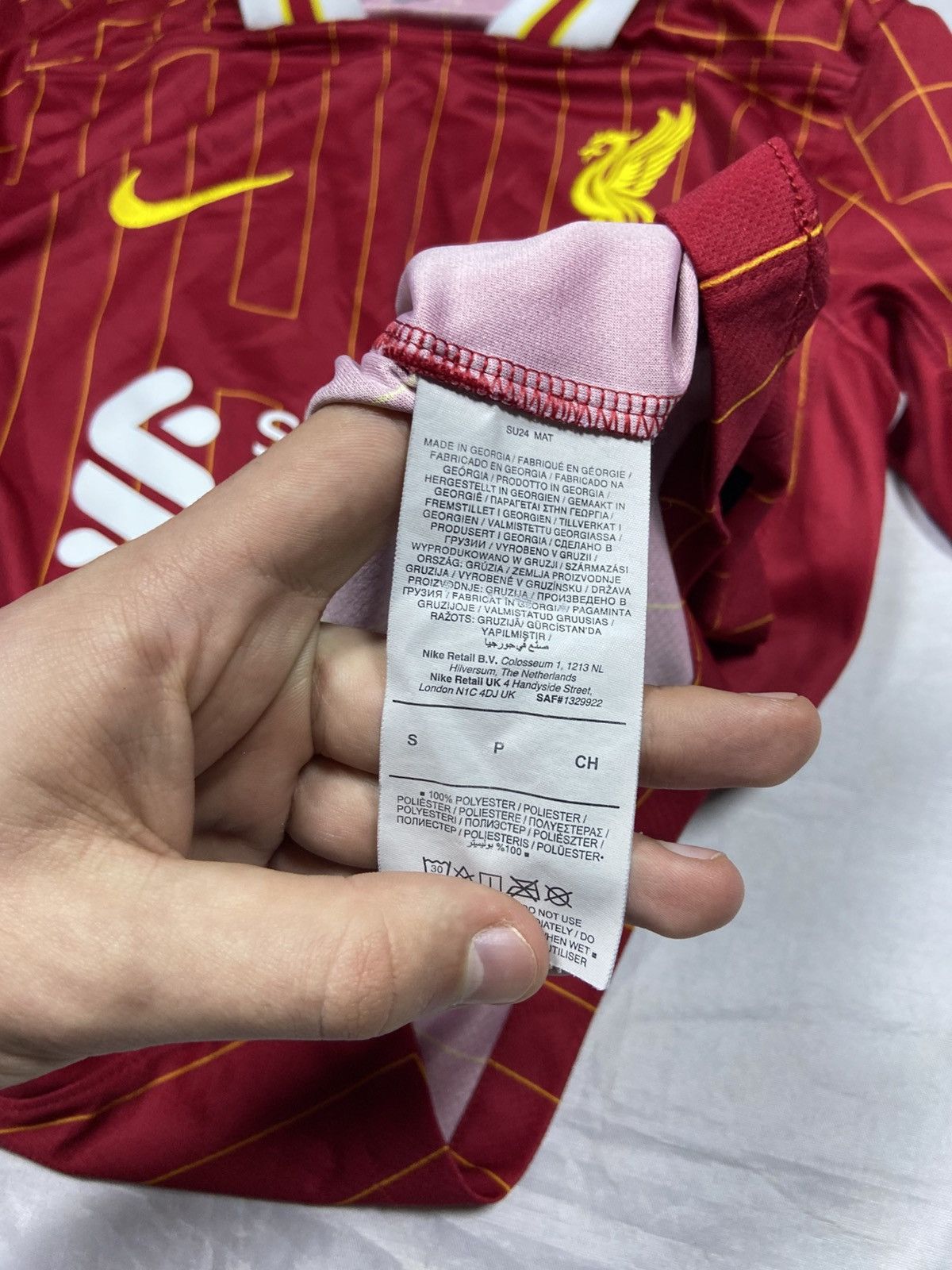 Nike Liverpool FC Football Jersey Nike Home 2024/2025 Size US S / EU 44-46 / 1 - 9 Thumbnail