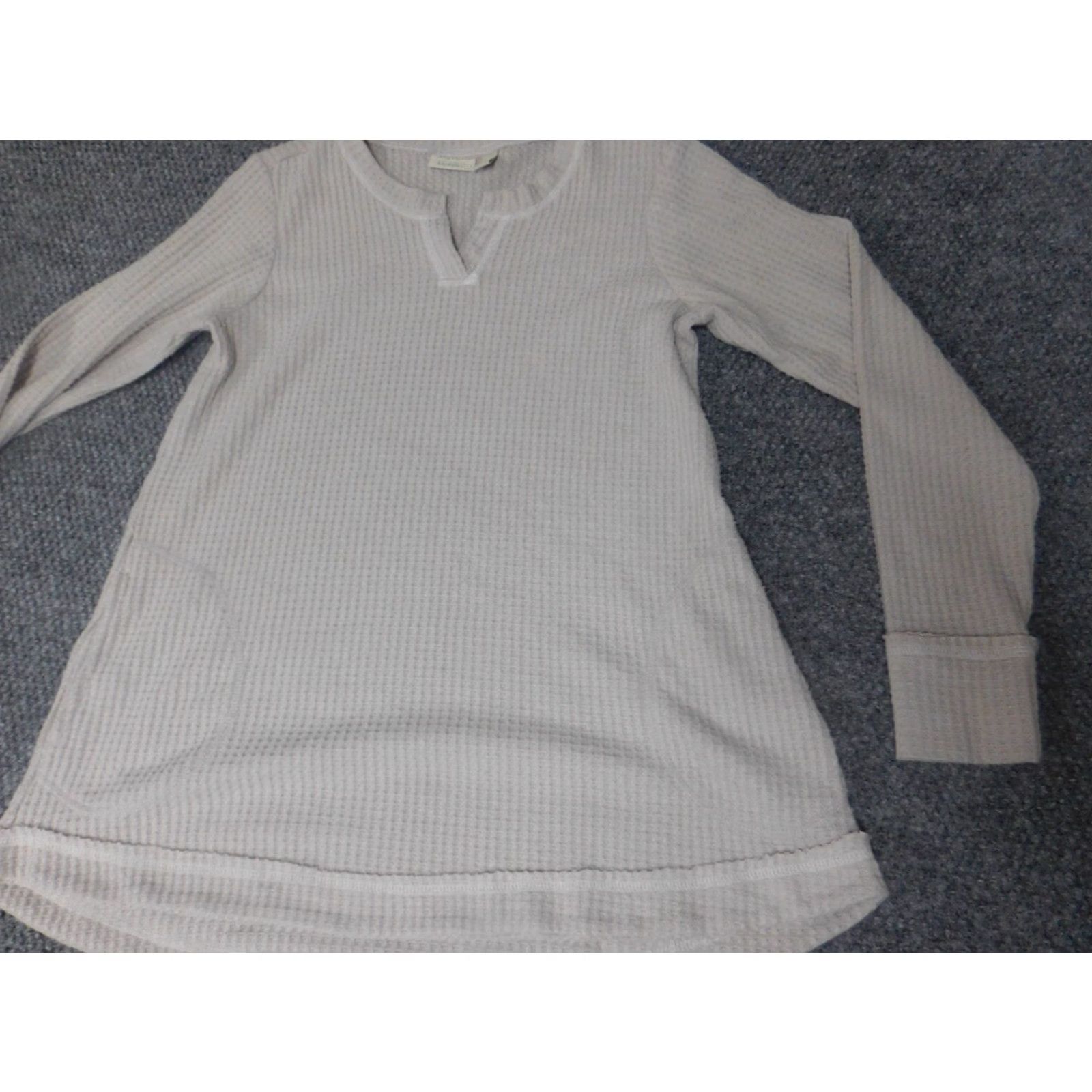 Vintage Logo Lori Goldstein Sweater XS Beige Crew-Neck Zip Pullover Women Regular Long Sleeve Cable-Knit Stretch Size XS / US 0-2 / IT 36-38 - 3 Thumbnail