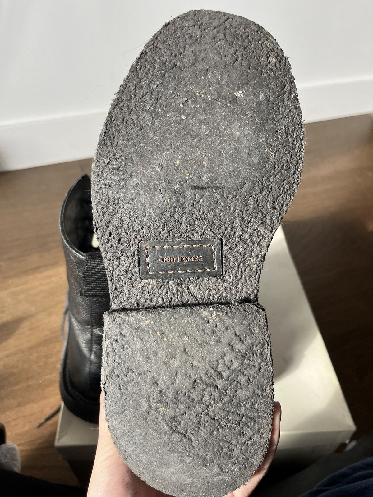 Dior × Hedi Slimane AW07 Dior Homme “Navigate” Combat Boots Size US 7 / EU 40 - 15 Thumbnail
