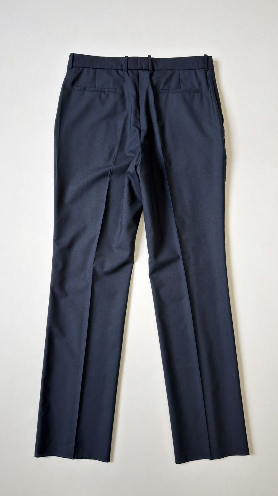 Maison Margiela S/S 18 Straight Leg Blue Wool Trousers Size US 34 / EU 50 - 13 Thumbnail