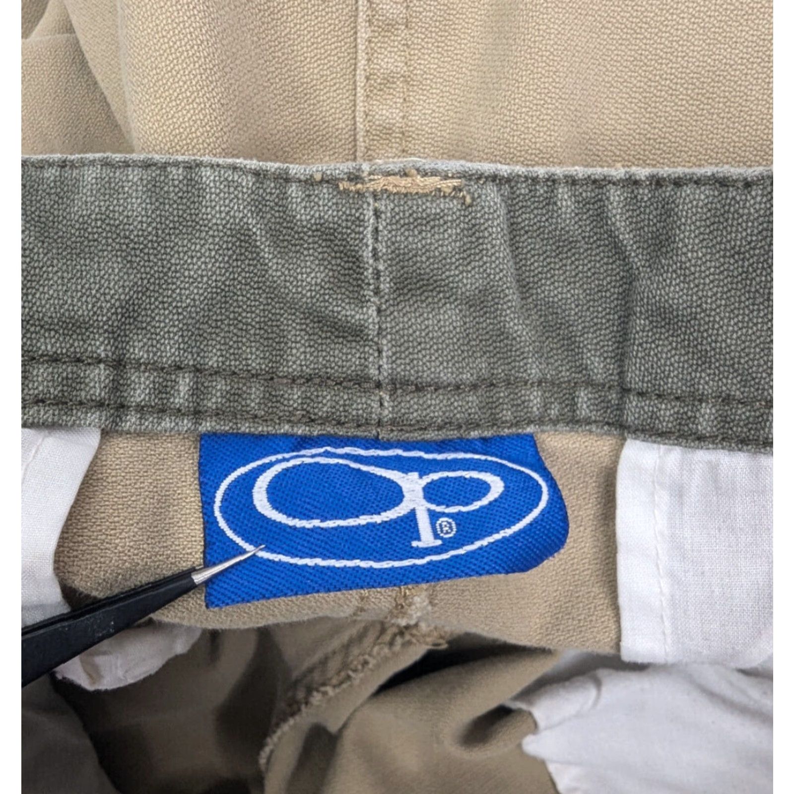 Ocean Pacific VINTAGE Ocean Pacific OP Cargo Shorts Baggy Men's 38 Khaki Canvas Pockets Brown Beige 90s Cargo Shorts Mens Size US 38 / EU 54 - 7 Thumbnail