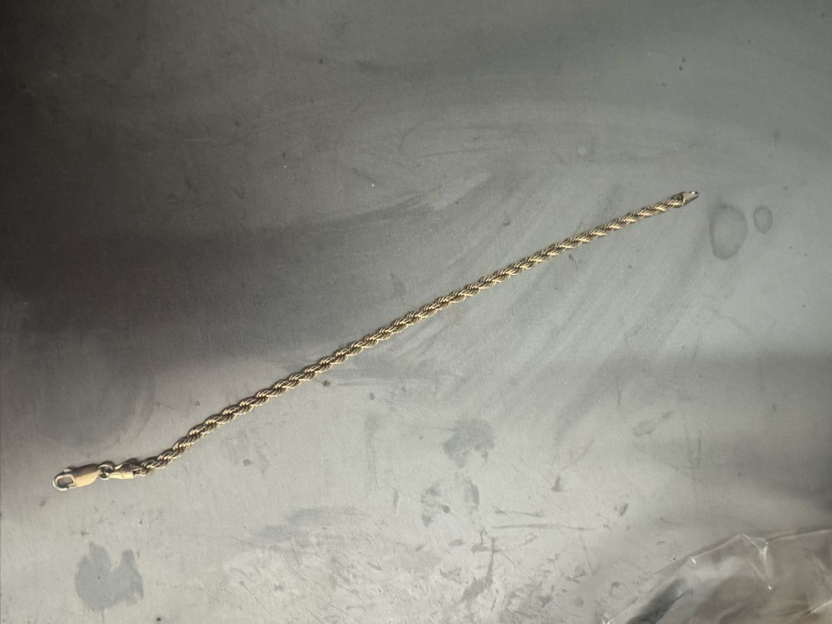 Jewelry 10K YG 8” Rope Bracelet 3.07g Size ONE SIZE - 2 Thumbnail