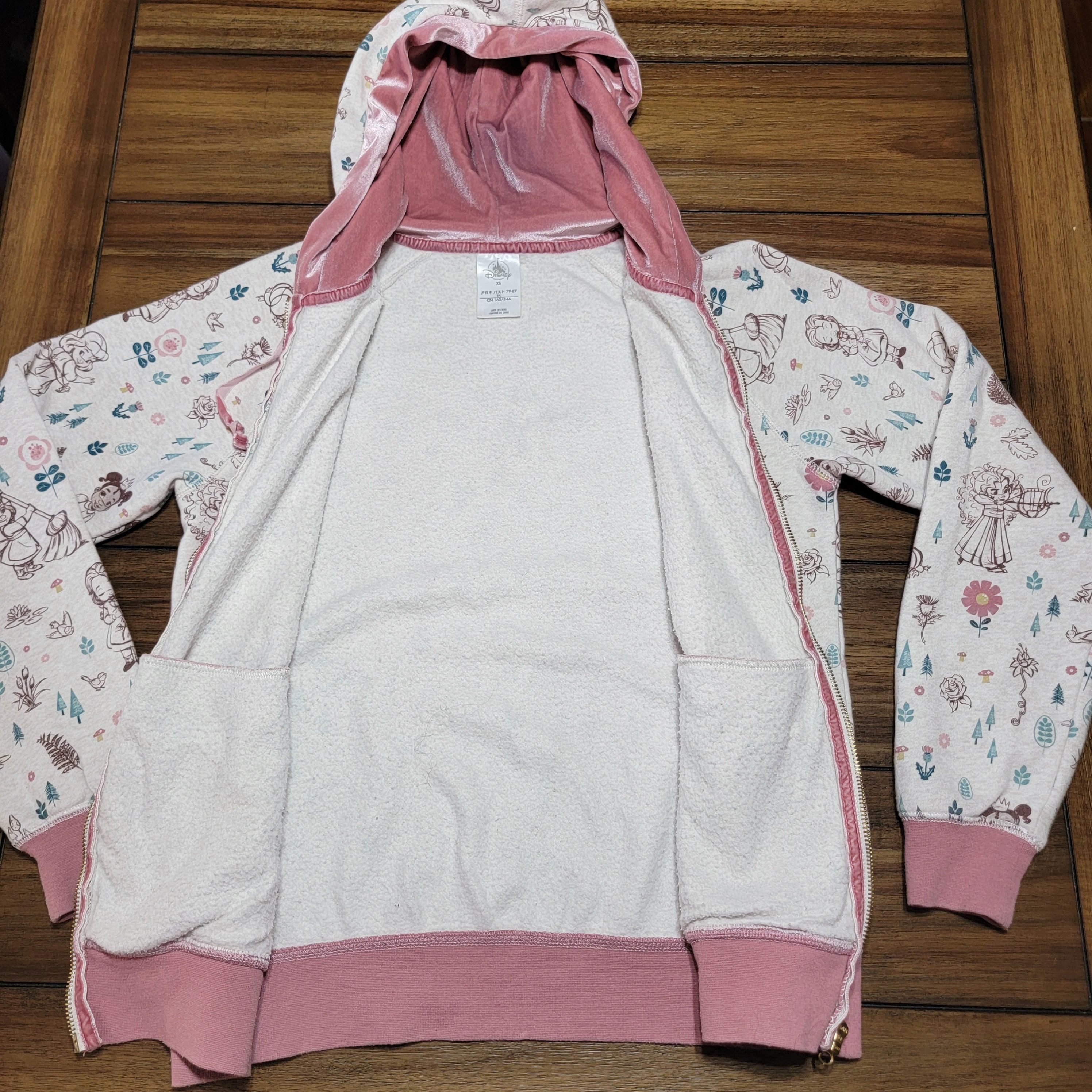 Disney Disney Hooded Jacket Princess Kids - (Adult) XS (Kid) Medium Size XS / US 0-2 / IT 36-38 - 3 Thumbnail