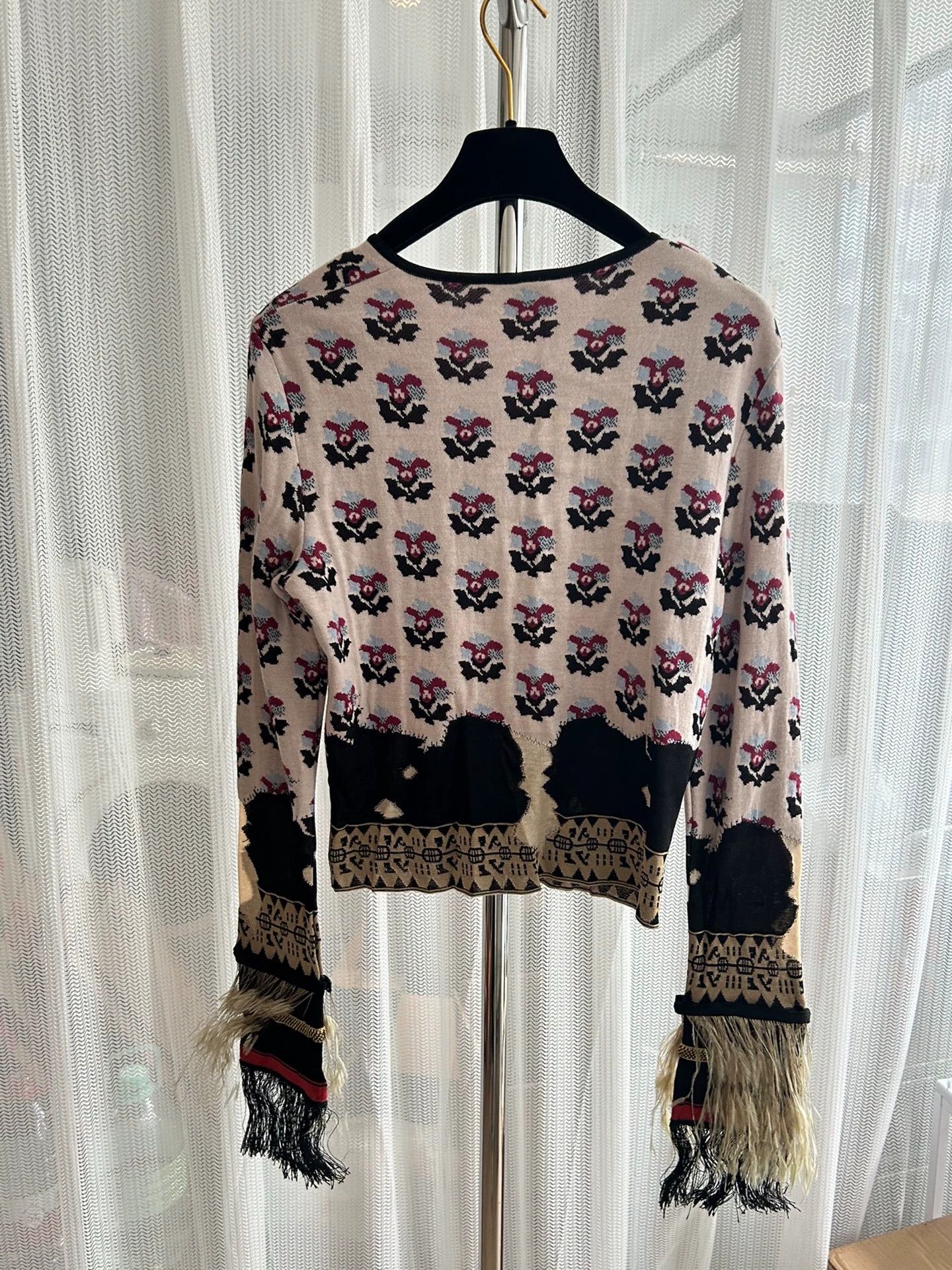 Chanel Chanel Fringed Long Sleeve Knit Cardigan Size M / US 6-8 / IT 42-44 - 4 Thumbnail