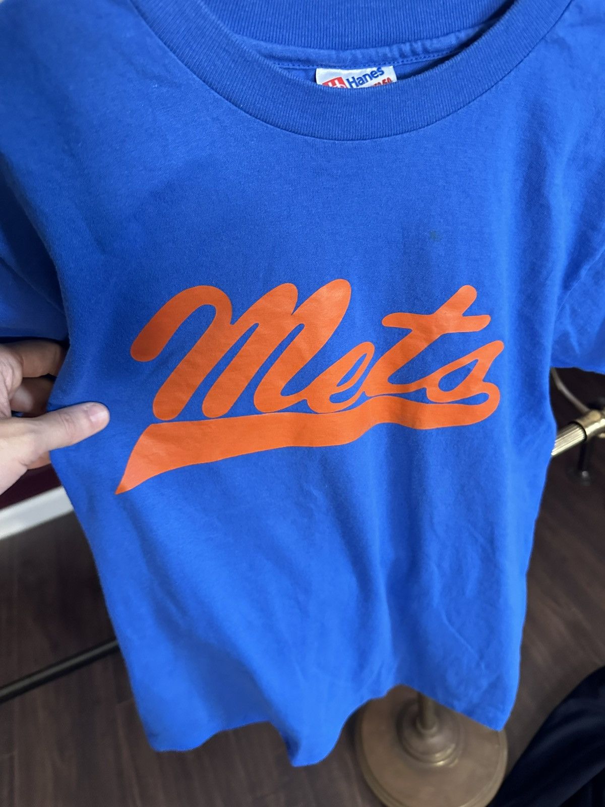 Hanes 90s single stitch New York Mets MiUSA t-shirt blue Size US S / EU 44-46 / 1 - 5 Thumbnail