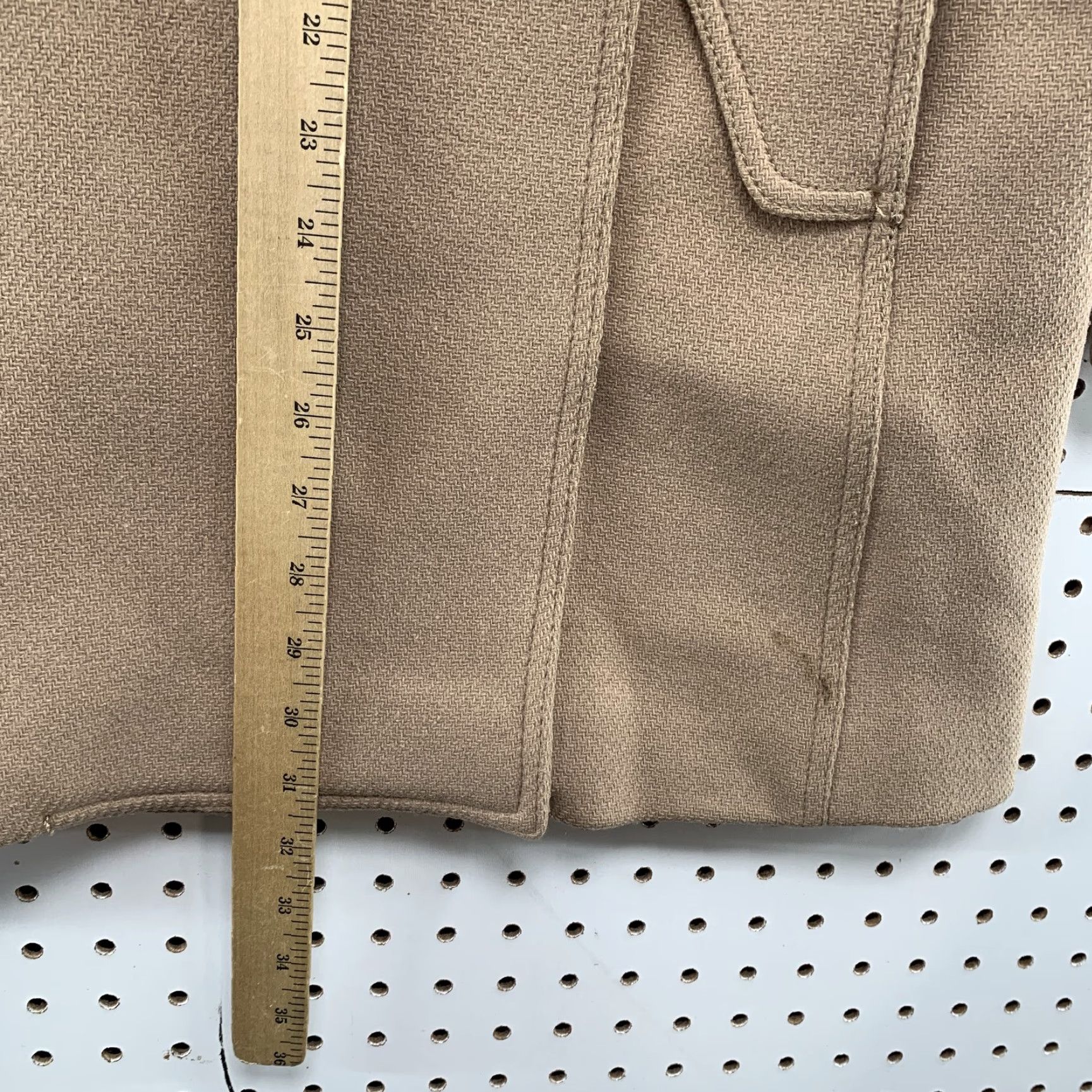 J.Crew J.CREW Nello Gori Coat Womens Size 0 Beige Wool Double Breasted Pea Coat Winter Casual Size XS / US 0-2 / IT 36-38 - 7 Thumbnail