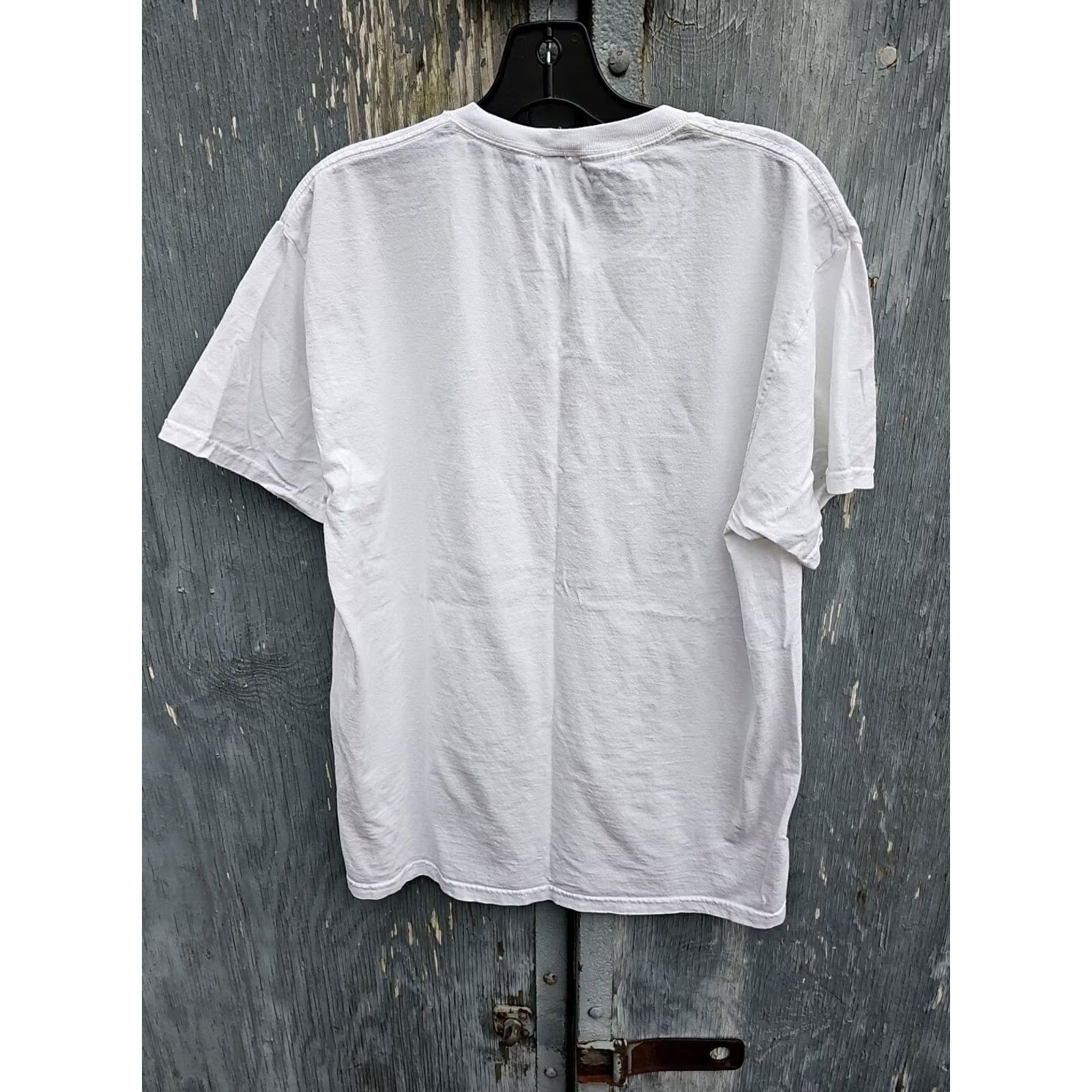 Vintage VINTAGE I Skate LES LOWER EAST SIDE NEW YORK CITY Mike Wright Tee Shirt L White Men's Short Sleeve Graphic Print Size US L / EU 52-54 / 3 - 4 Thumbnail