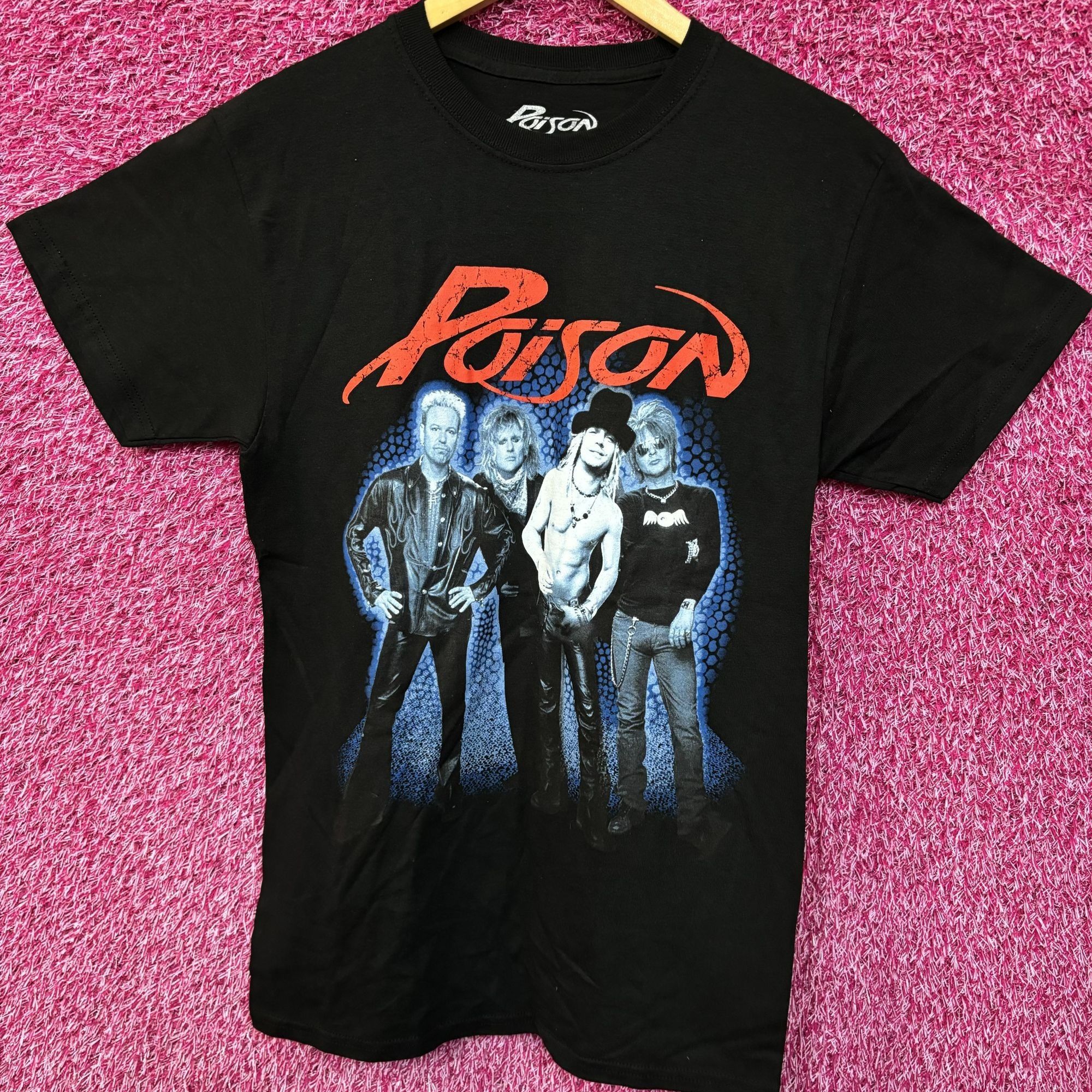 Band Tees Poison Power to the People Heavy Metal Tee small Size US S / EU 44-46 / 1 - 1 Thumbnail