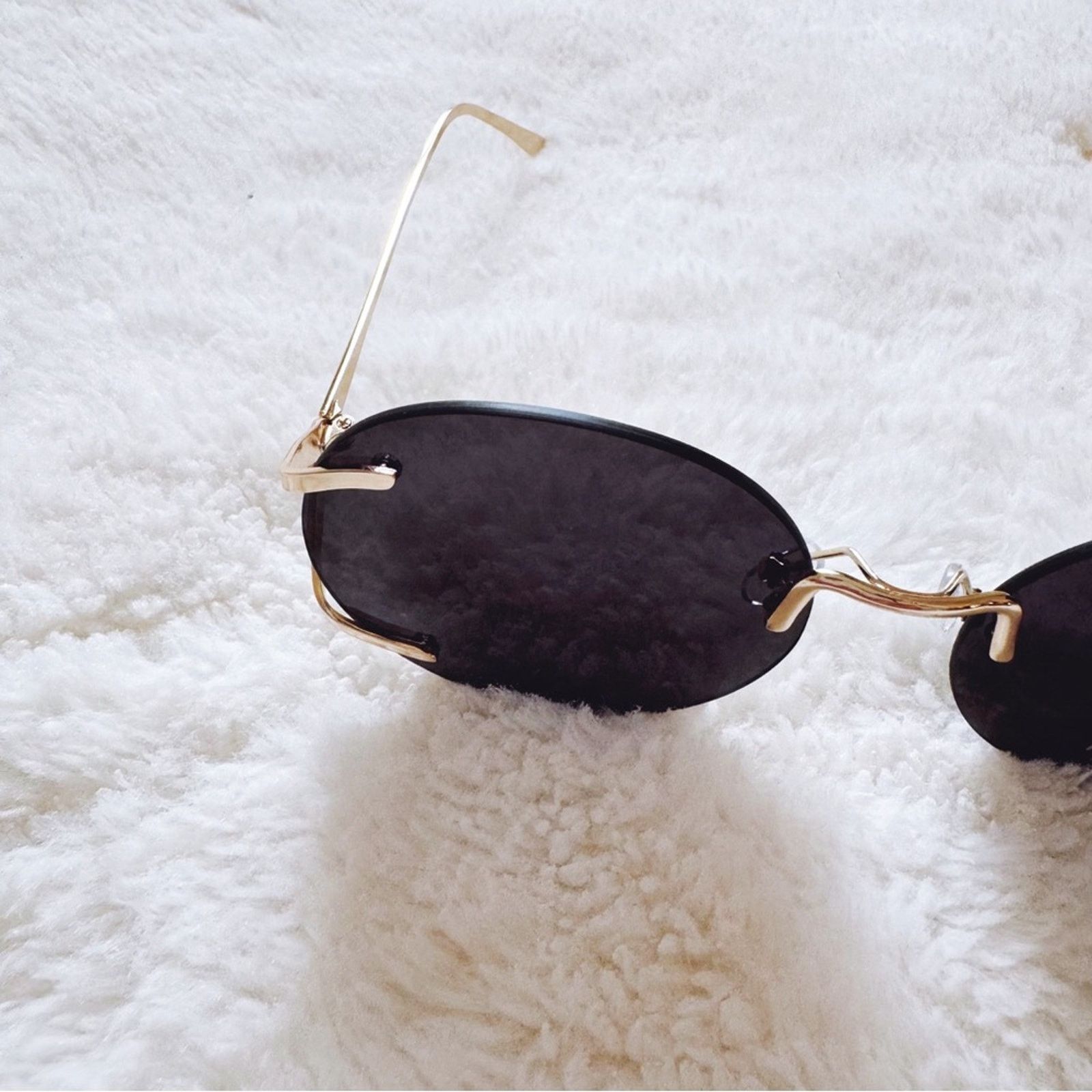 Other Ruth Black Round Metal Sunglasses Size ONE SIZE - 7 Thumbnail