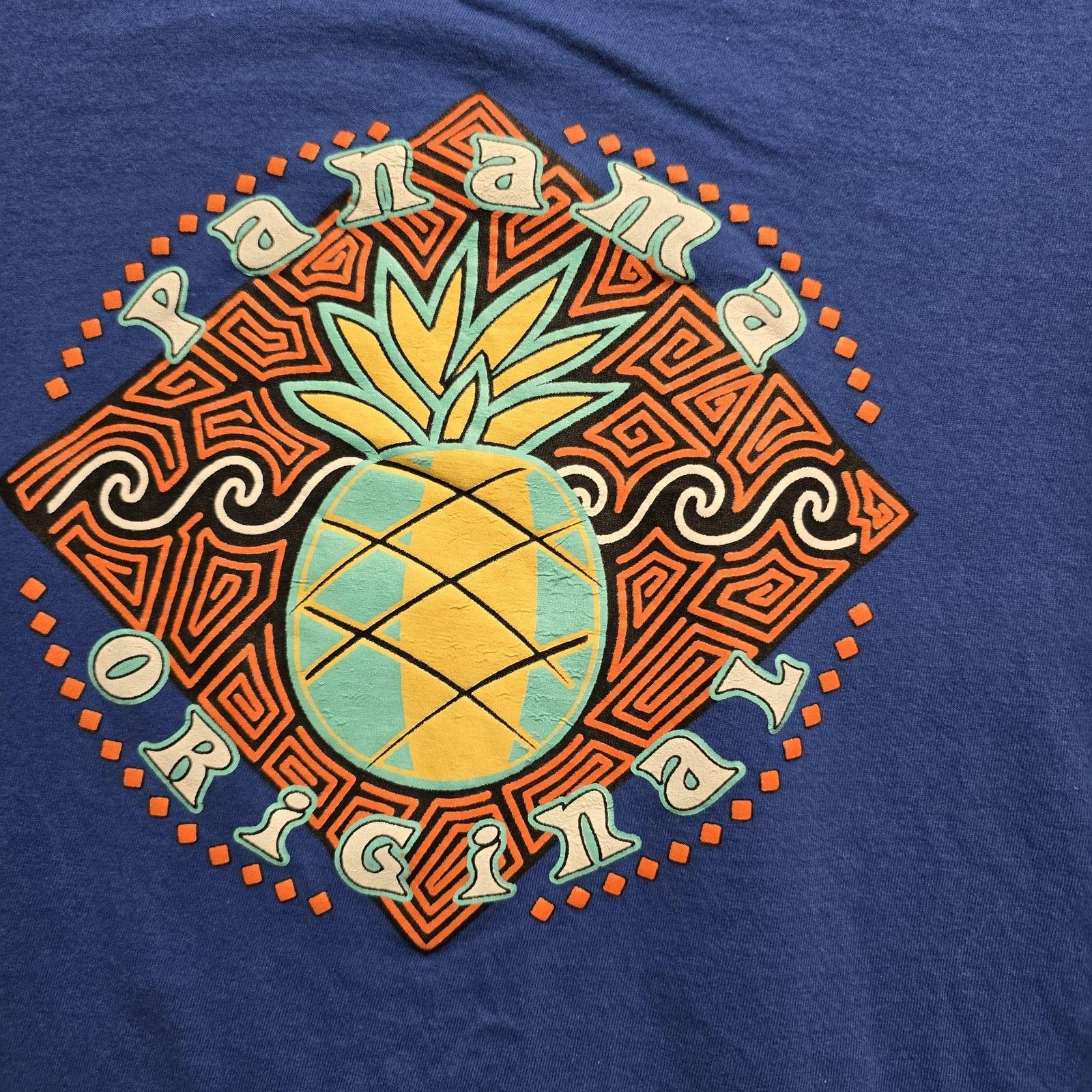 Other Panama L Pineapple Graphic Tourist Souvenir Unicrese Tee Size US L / EU 52-54 / 3 - 2 Thumbnail