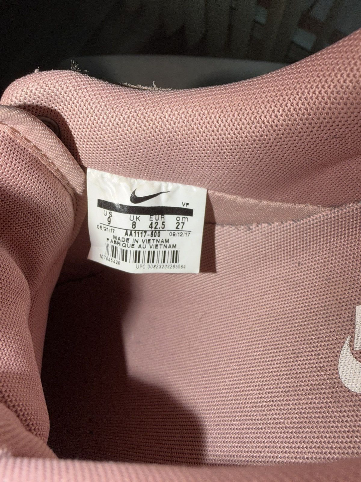 Nike Nike Air Force 1 Low - Suede Particle Pink Size US 9 / EU 42 - 5 Thumbnail
