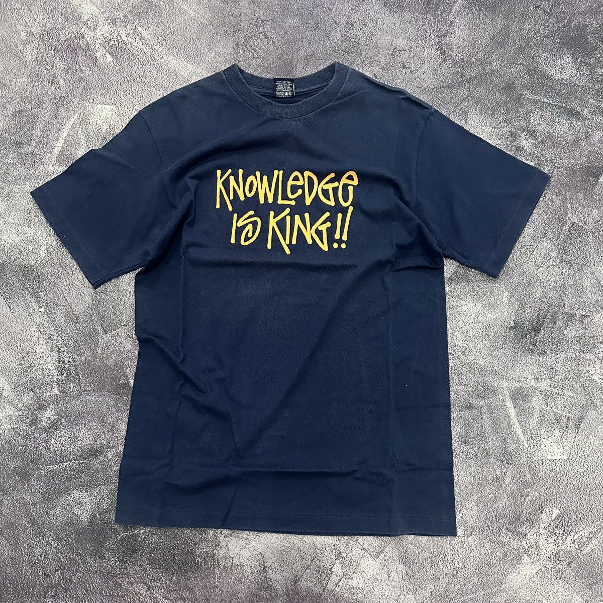 Stussy × Vintage Vintage Stussy tee know ledge is king Stussy Size US M / EU 48-50 / 2 - 1 Thumbnail
