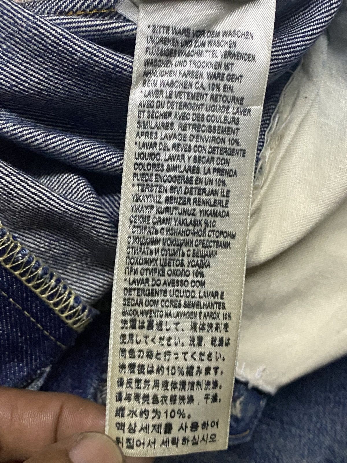 Levi's Vintage Clothing LVC 501 xx BigE ButtonFly Twist Leg Selvedge Repair Jeans Size US 32 / EU 48 - 25 Thumbnail
