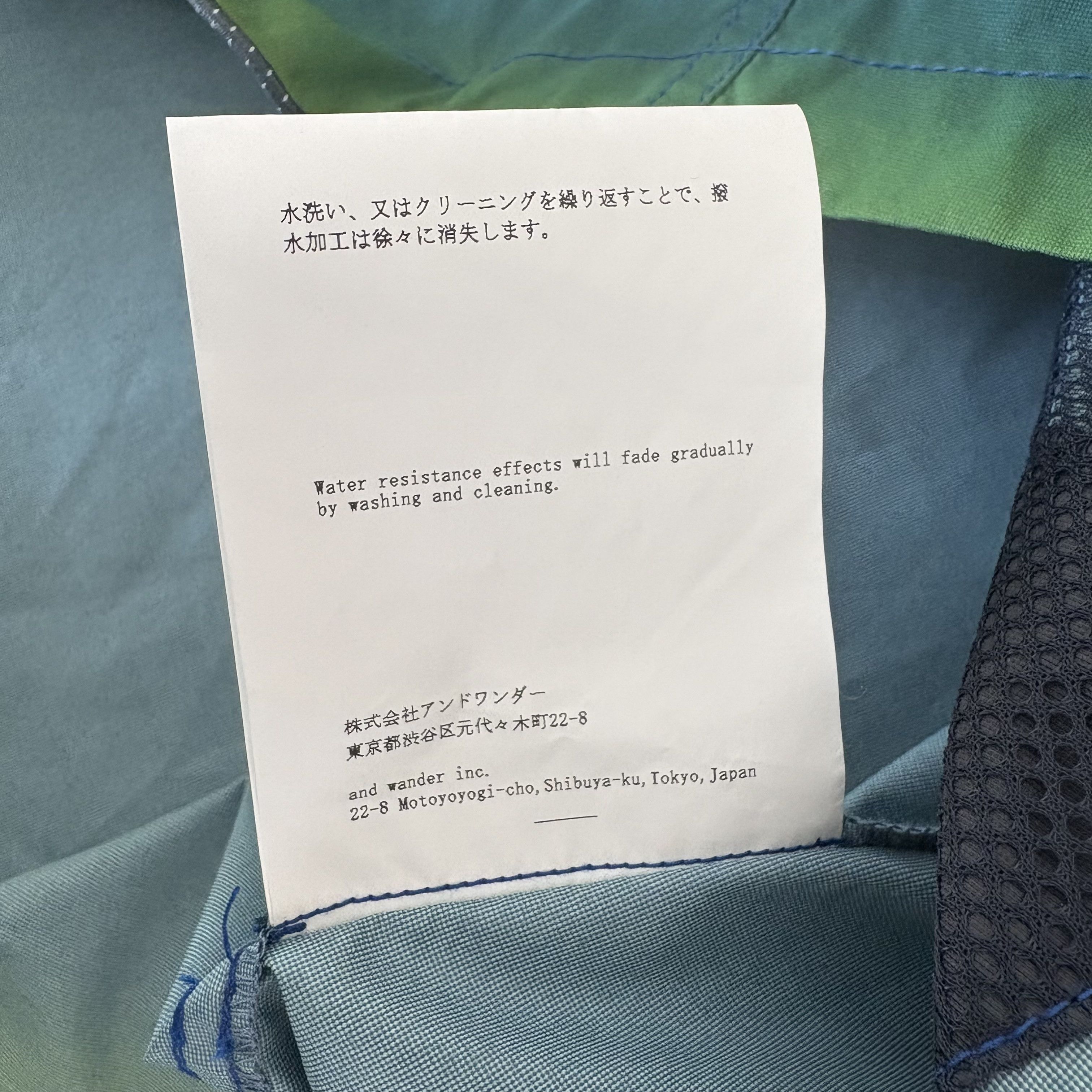 And Wander Gradient Jacket windbreaker raincoat Hiker Hiking Size US M / EU 48-50 / 2 - 7 Thumbnail