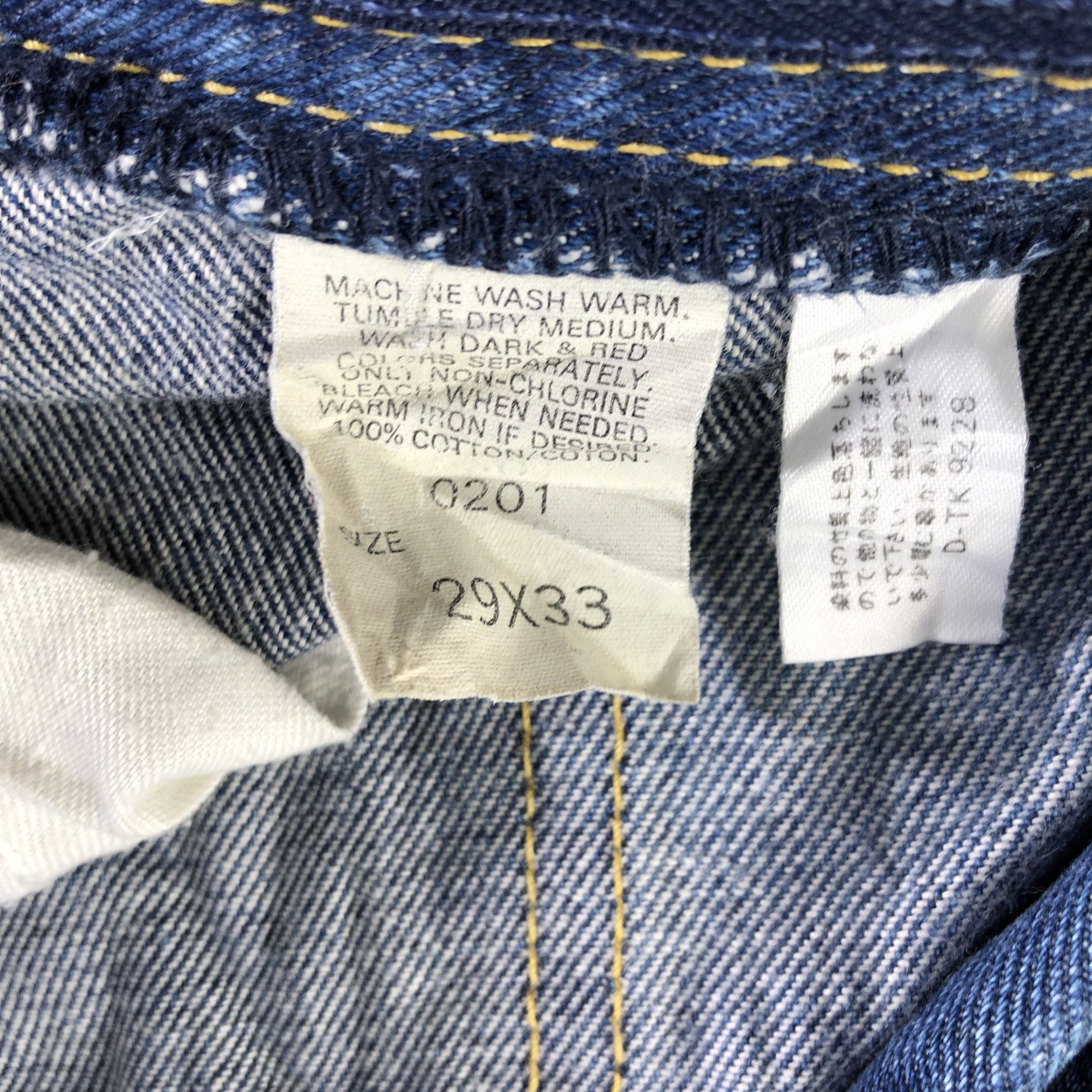 Lee Vintage Blue Wash Lee Jeans-J4055 Size US 28 / EU 44 - 9 Thumbnail