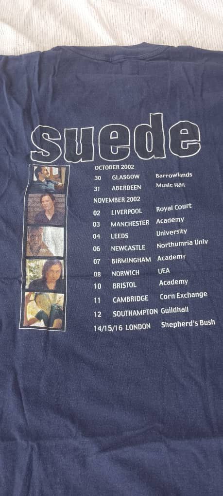 Band Tees Vtg SUEDE BAND TSHIRT OASIS MANIC STREET PREACHERS NIRVANA Size US XL / EU 56 / 4 - 1 Thumbnail