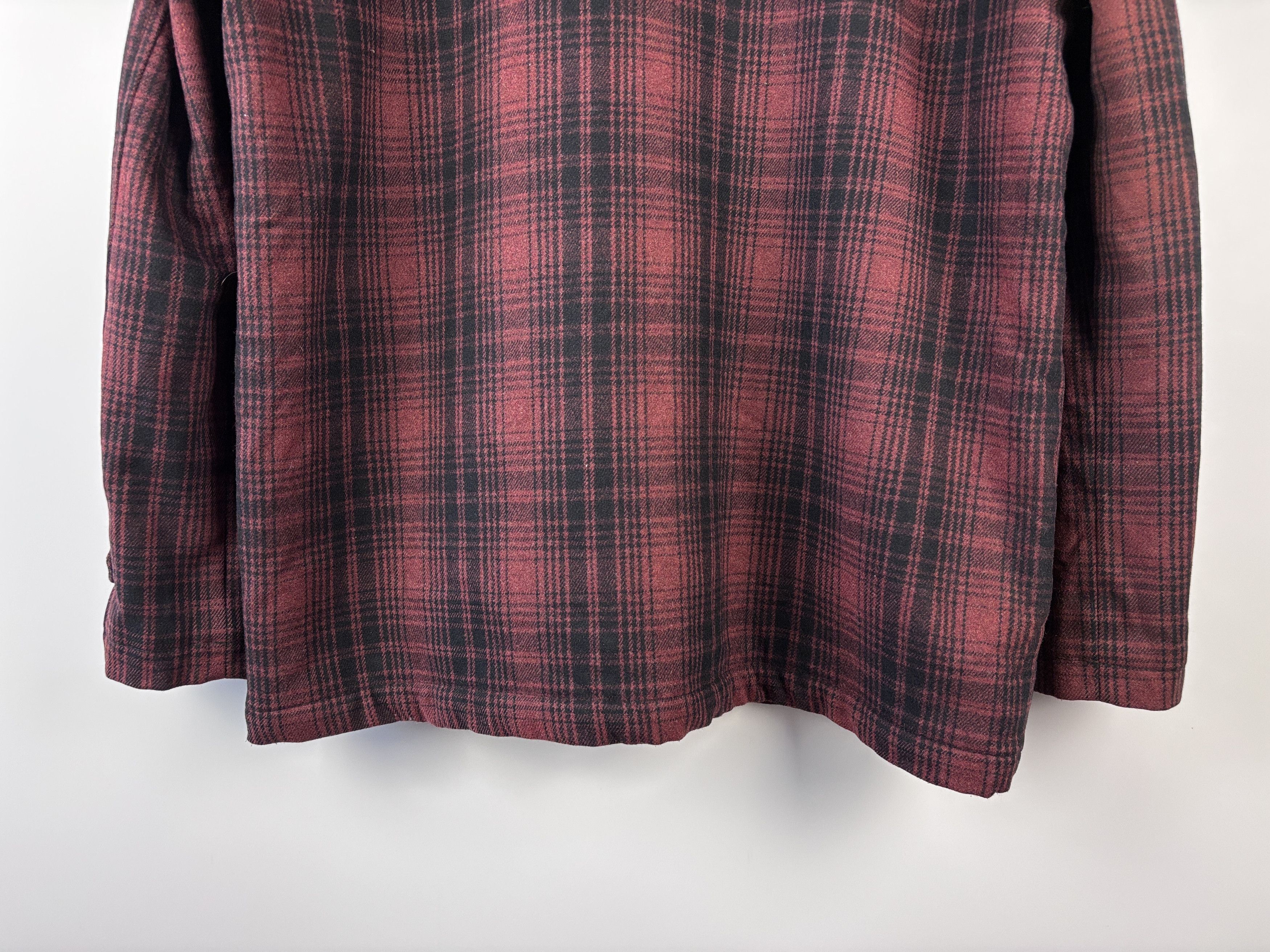 Nudie Jeans Nudie Jeans Mangan Lumber Wool Jacket Sherpa Red Black XL Size US XL / EU 56 / 4 - 6 Thumbnail
