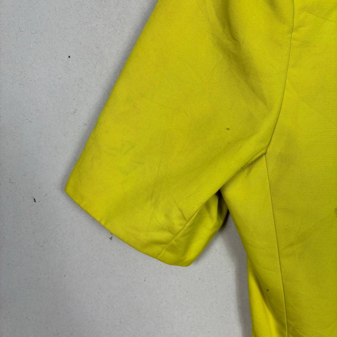 Yves Saint Laurent Vintage YSL Yellow Peplum Blazer Jacket 80s 90s M Size M / US 6-8 / IT 42-44 - 7 Thumbnail