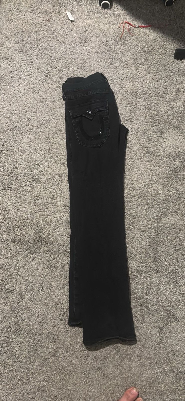 True Religion Crystal denim logo true religion pants Size US 32 / EU 48 - 1 Thumbnail