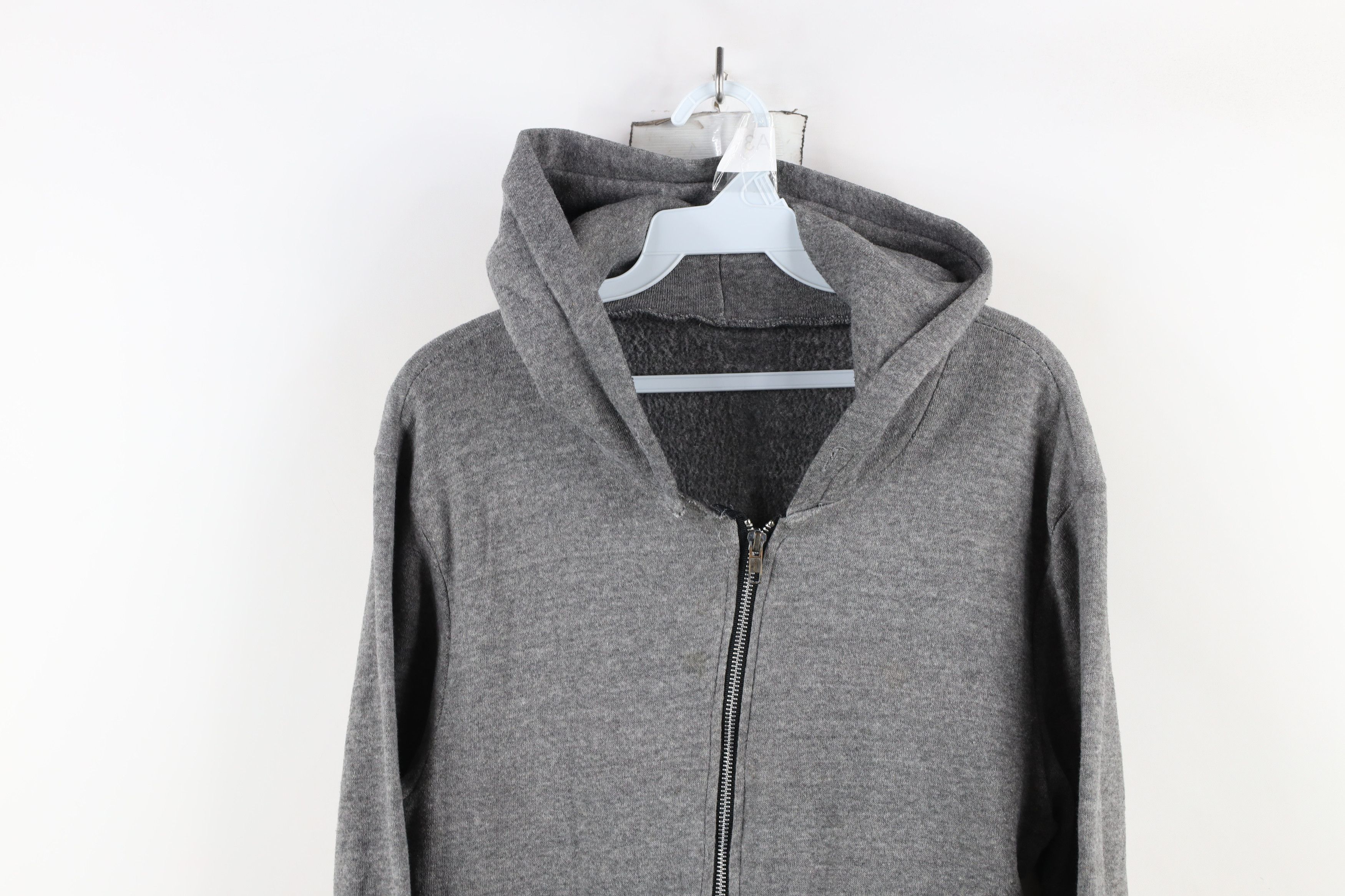 Vintage Vintage 70s Streetwear Distressed Triblend Full Zip Hoodie Size US S / EU 44-46 / 1 - 2 Thumbnail