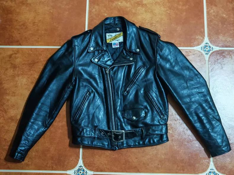 Schott Schott Leather jacket classic Size US XS / EU 42 / 0 - 1 Thumbnail