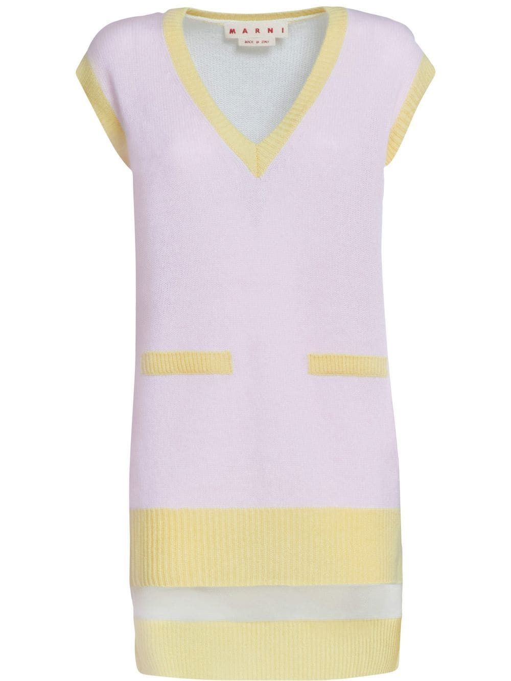 Marni o1srvl11e0624 Crewneck in Pink/Yellow Size M / US 6-8 / IT 42-44 - 1 Thumbnail