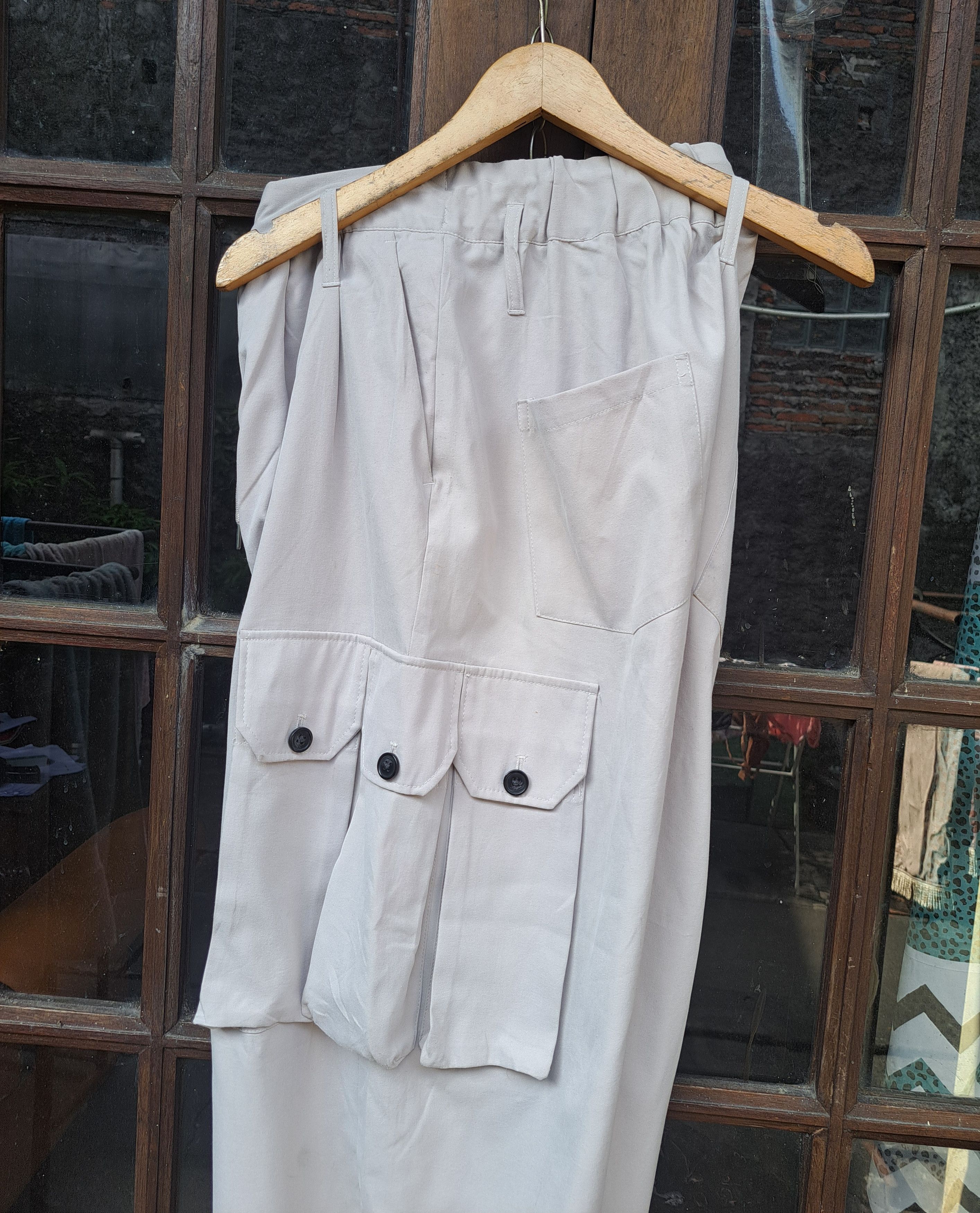 Japanese Brand Wego Cargo Baggy Pants Multipocket Mens Large Japan Size US 32 / EU 48 - 9 Thumbnail
