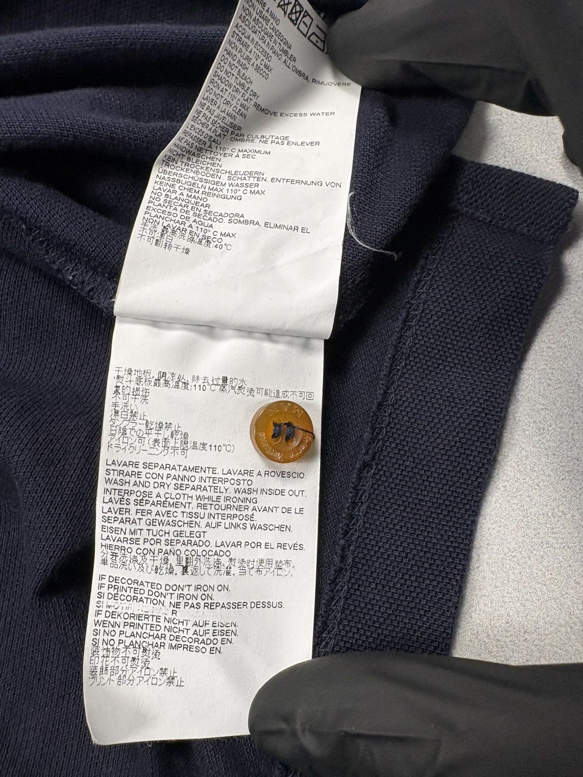 Vivienne Westwood Vivienne Westwood Orb Logo Button Up T-Shirt Navy Blue L Size US L / EU 52-54 / 3 - 12 Thumbnail