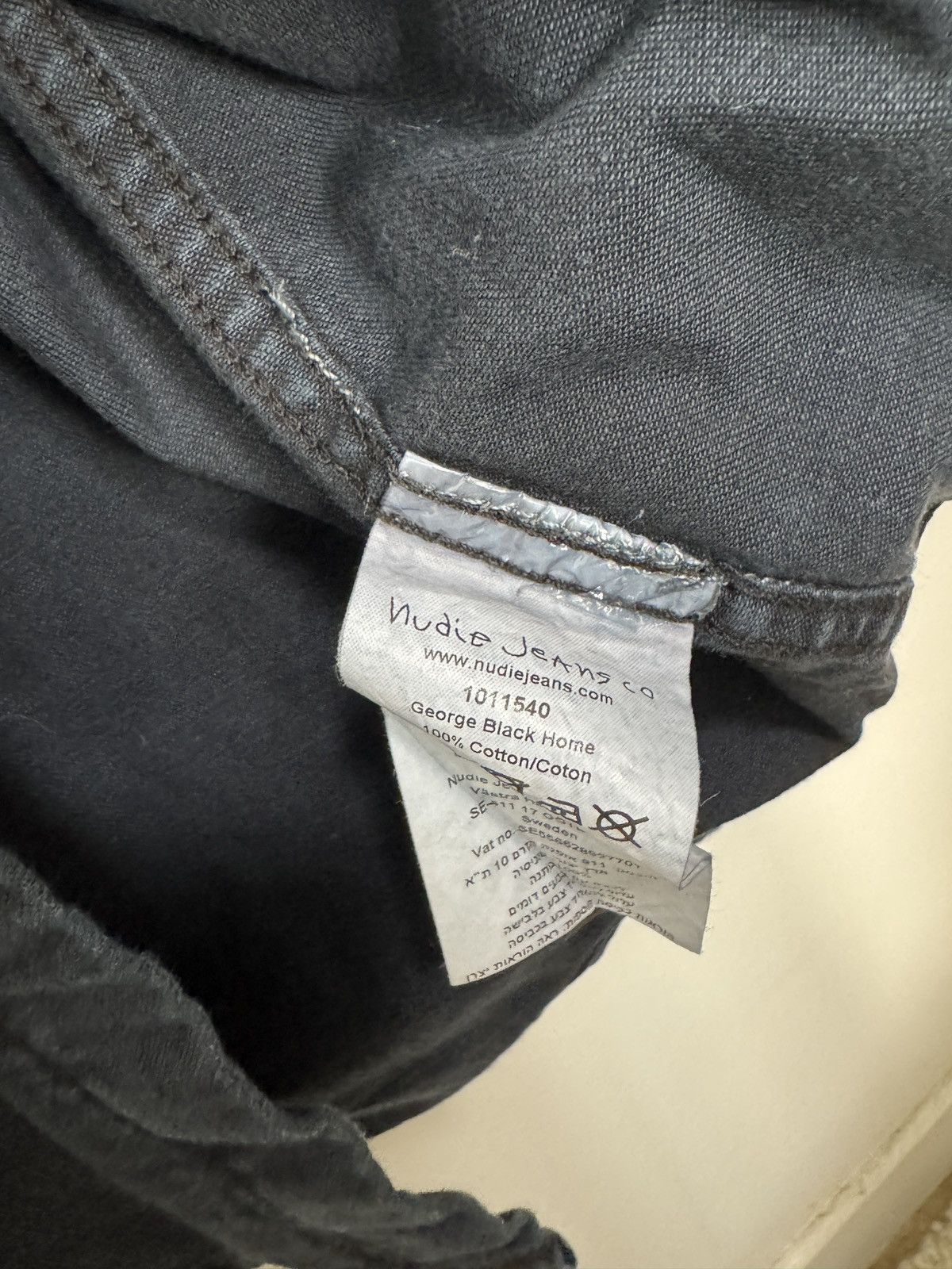 Nudie Jeans Black Denim Organic George shirt Size US XS / EU 42 / 0 - 4 Thumbnail